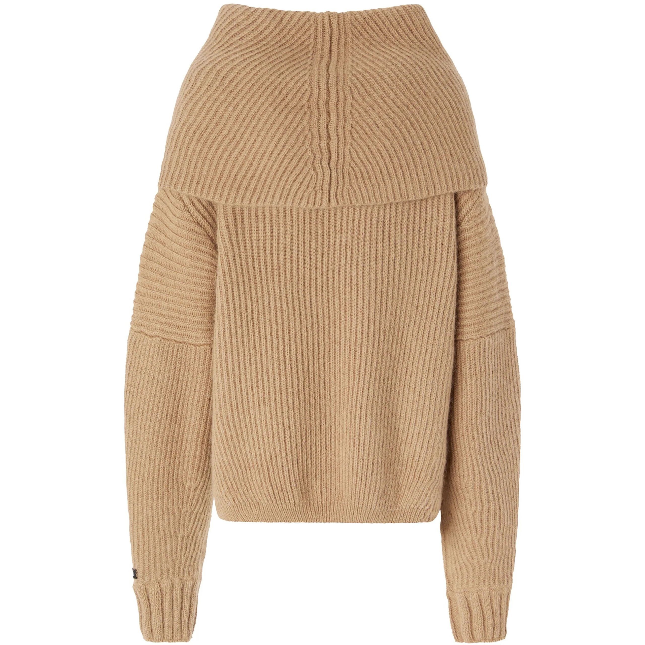 PINKO Megztinis moterims, Smėlio, Knitted sweater 2