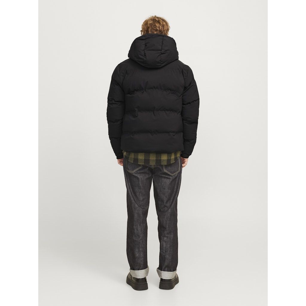 JACK & JONES Pūkinė striukė vyrams, Juoda, Payne puffer jacket 6