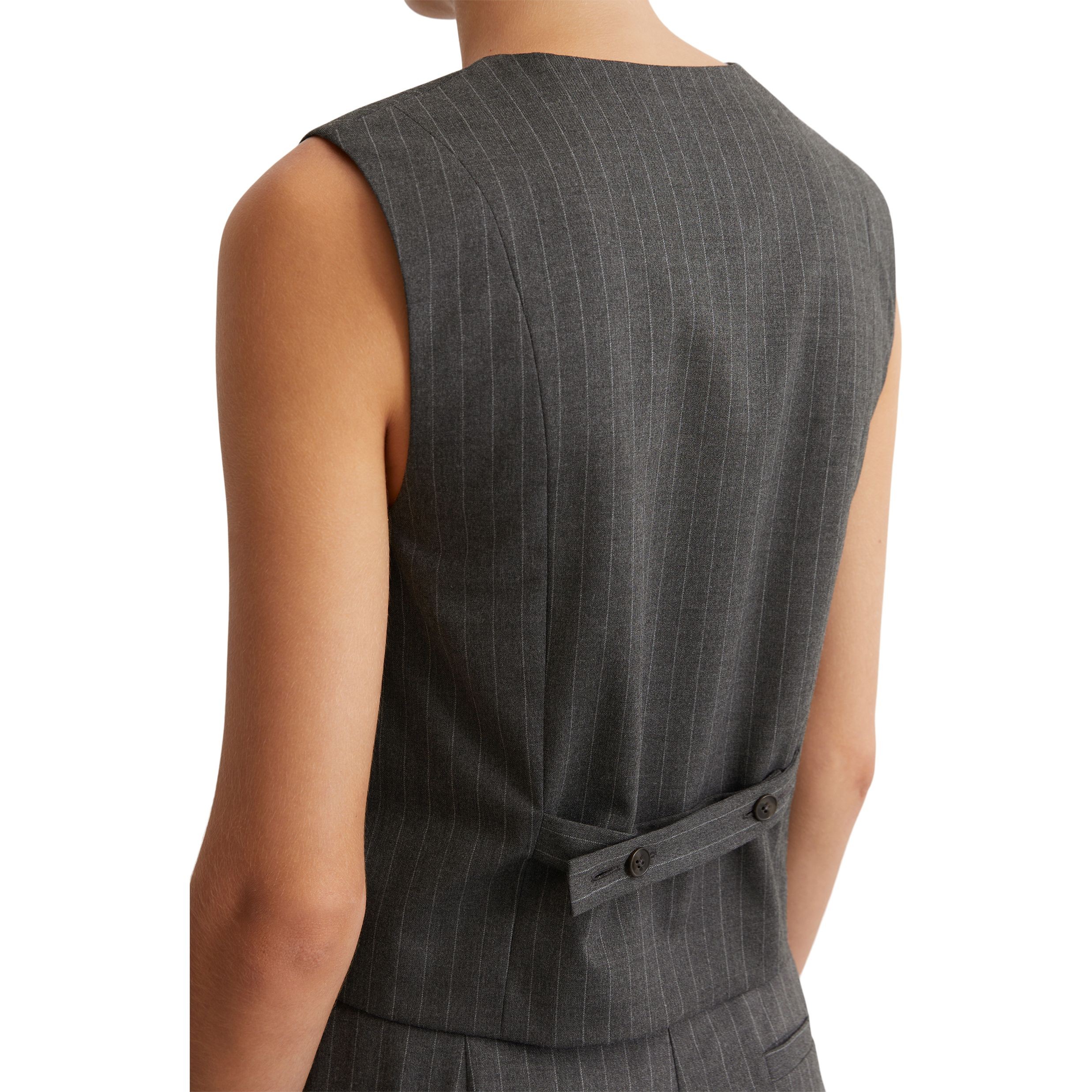 MARC O'POLO Liemenė moterims, Pilka, Vests 408026381013 4