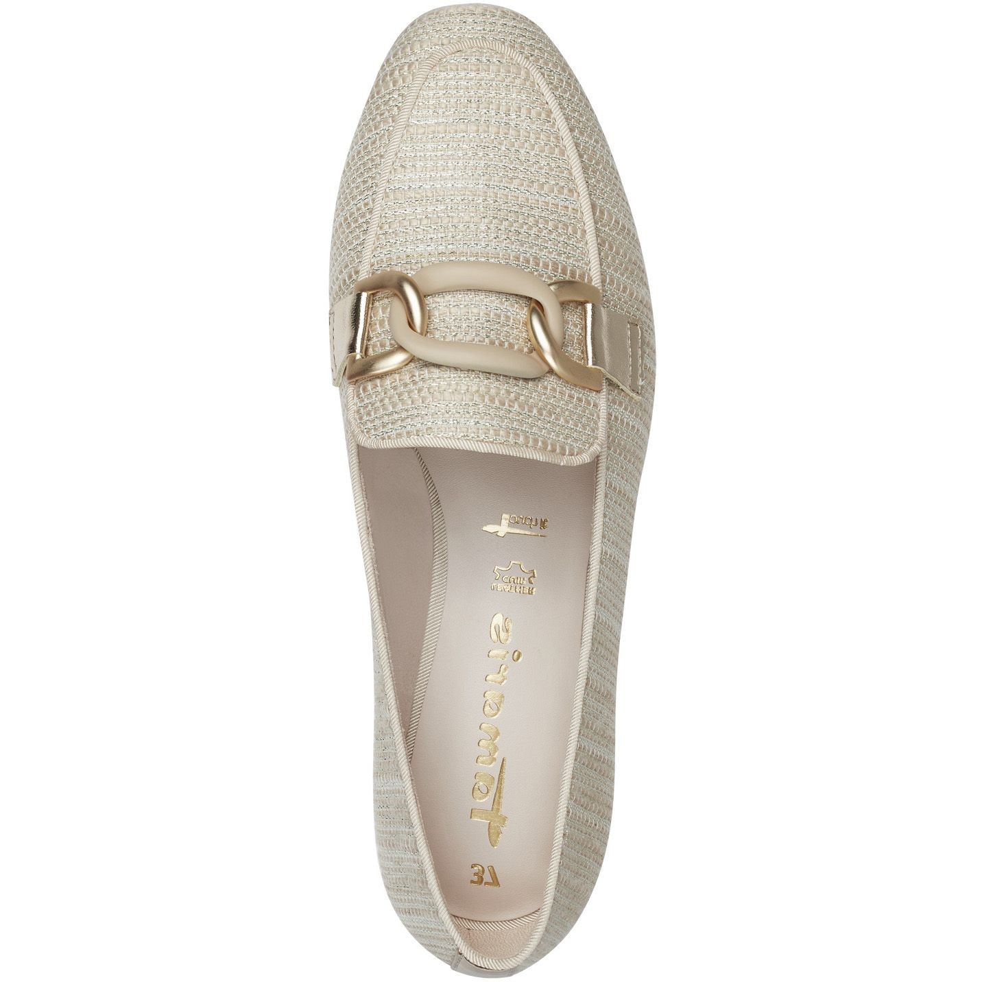 TAMARIS Loaferiai moterims, Smėlio, LOAFERS 5