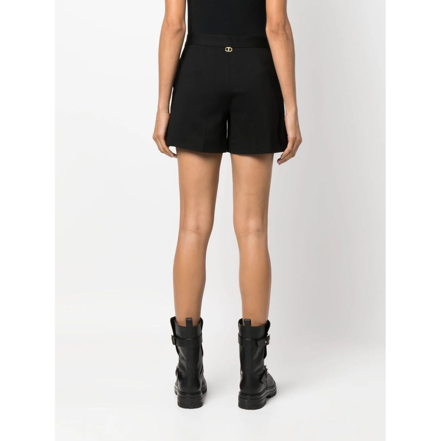 TWINSET Šortai moterims, Juoda, Elegant shorts 4