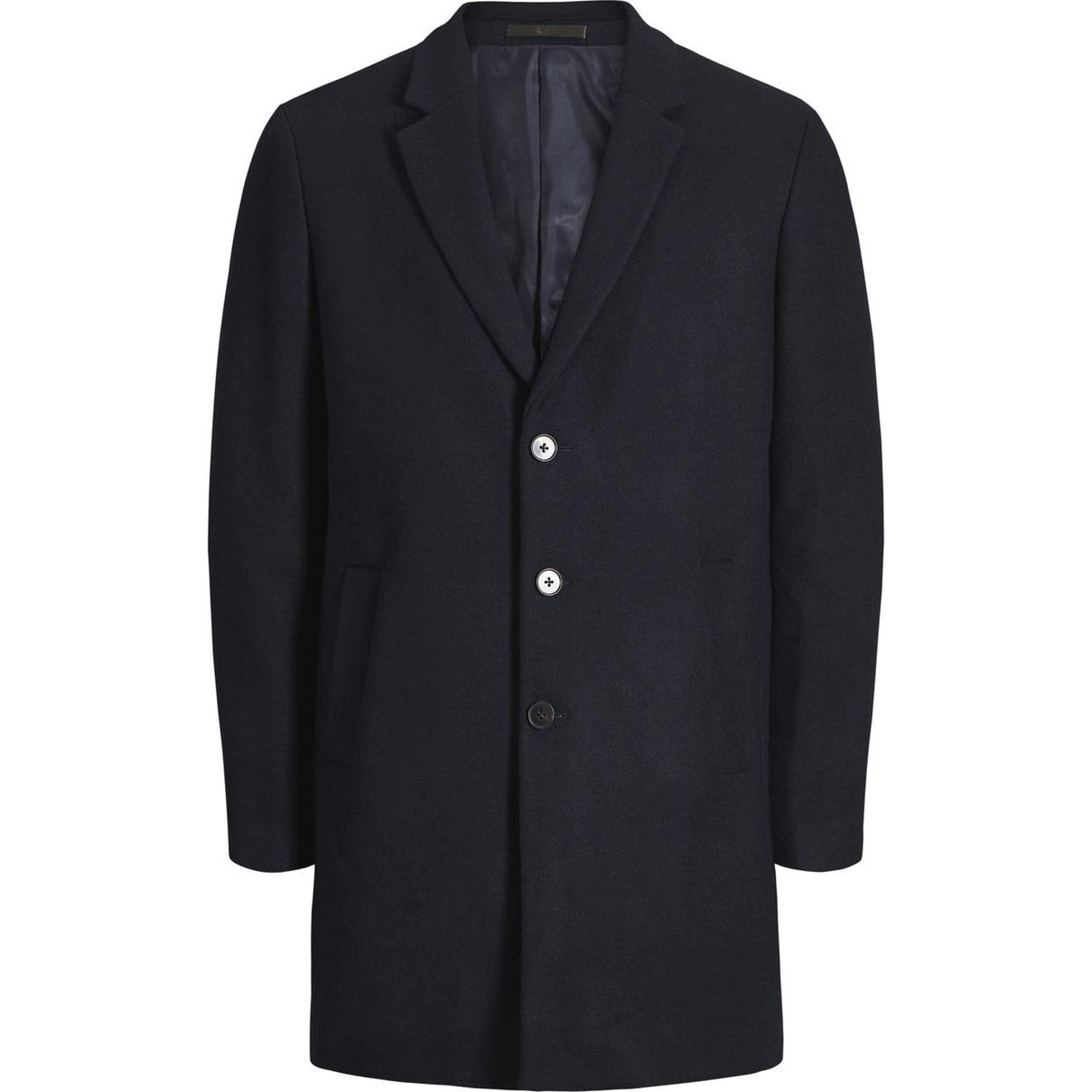 JACK & JONES Paltas vyrams, Mėlyna, JPRMOULDER WOOL 1