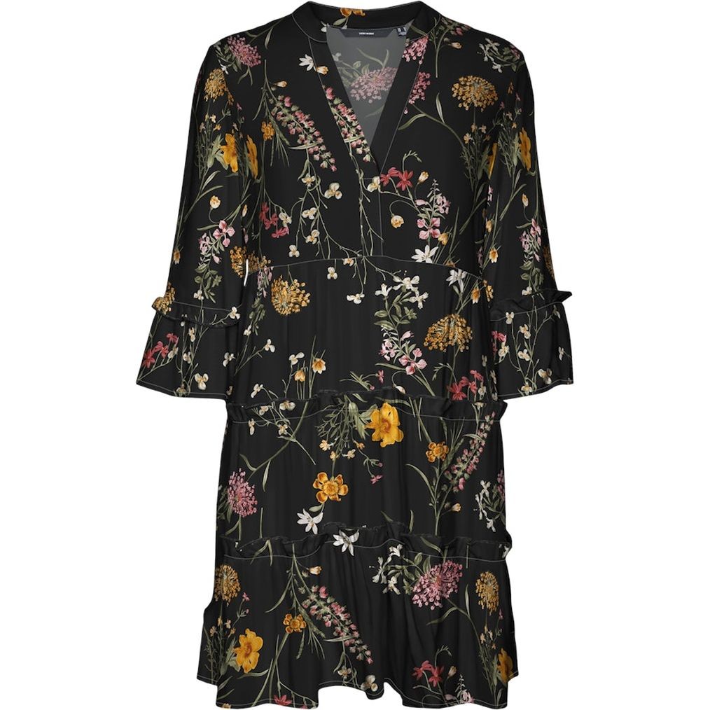 VERO MODA Mini suknelė moterims, Juoda, Vmeasy mini dress 1