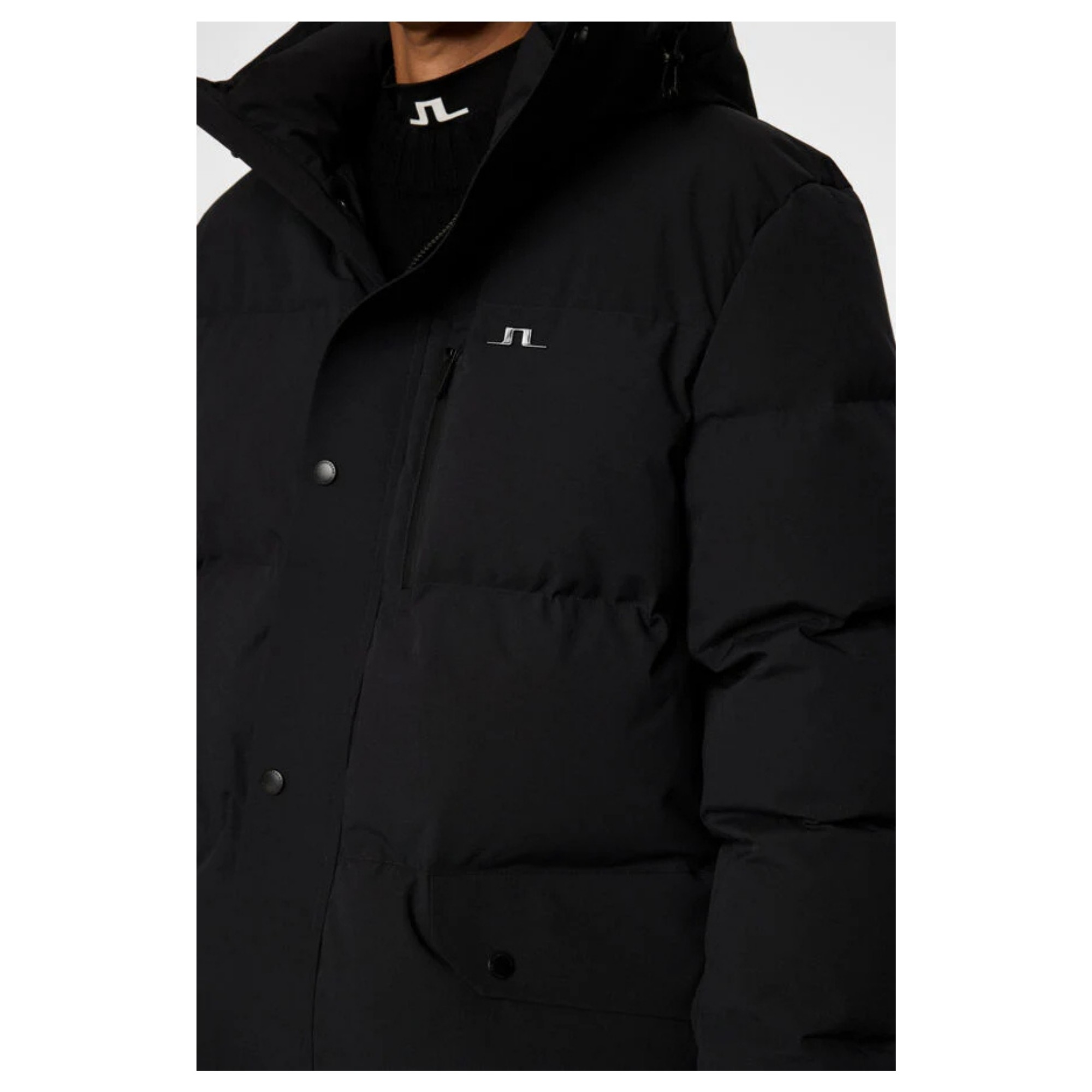 J.LINDEBERG Striukė vyrams, Juoda, Knox down parka 2