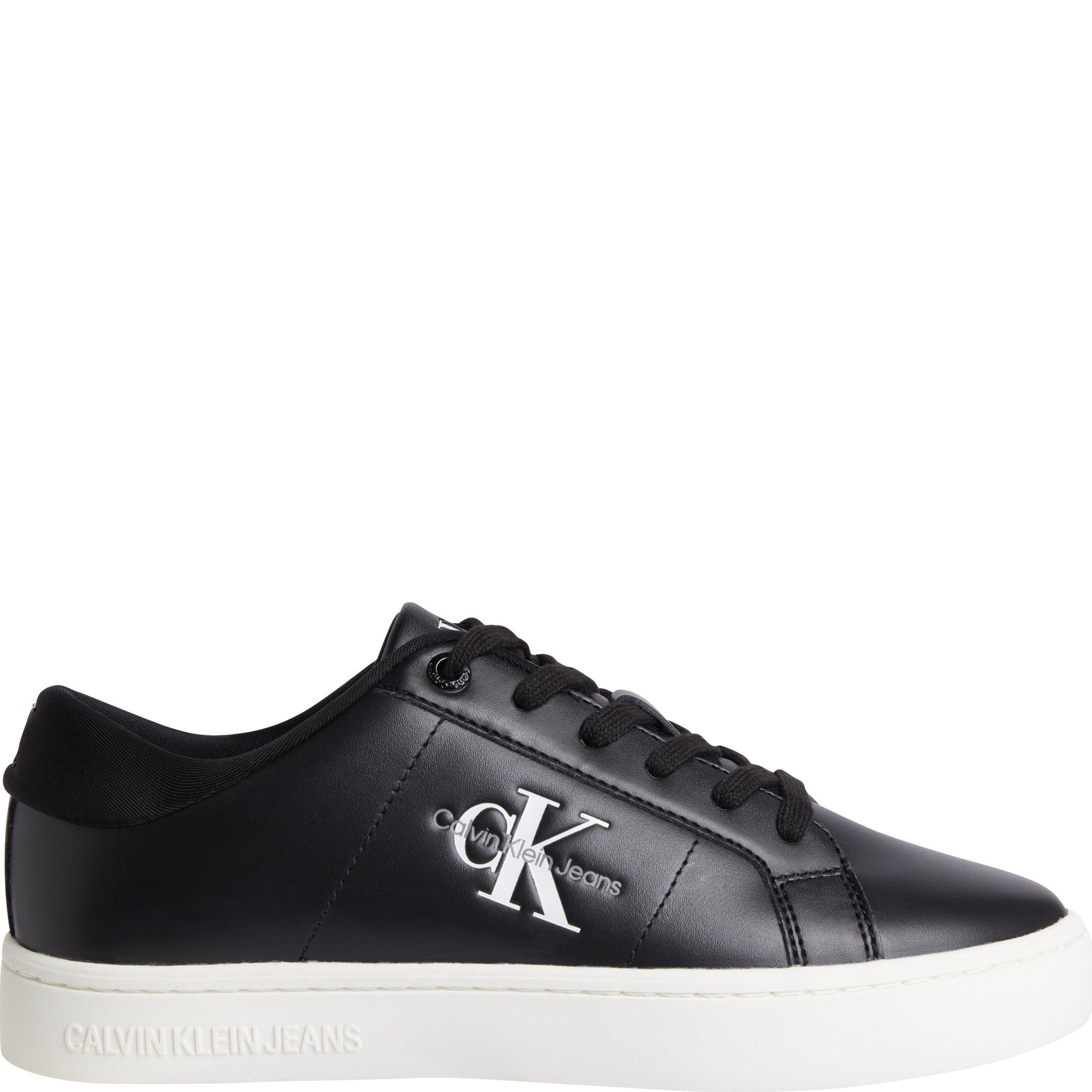 CALVIN KLEIN JEANS Laisvalaikio bateliai moterims, Juoda, Classic cupsole low leisure 2