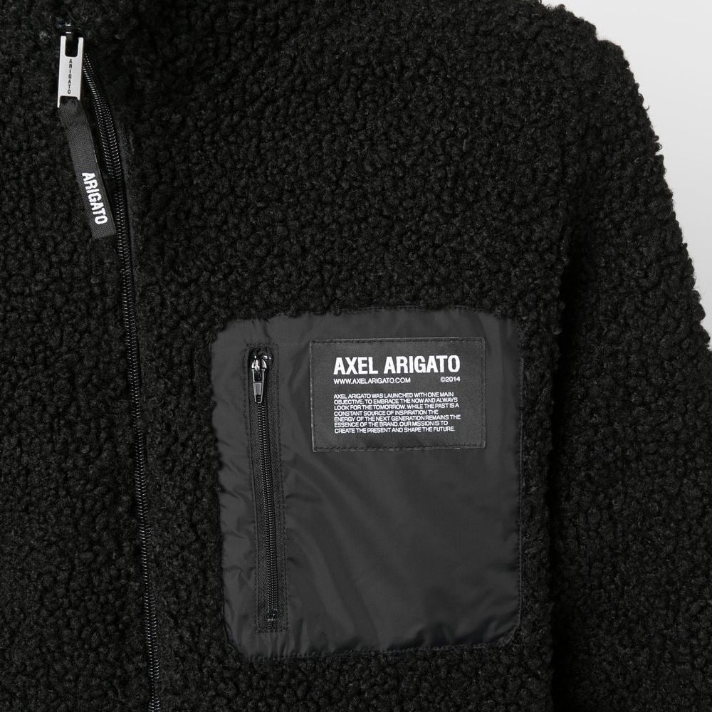 AXEL ARIGATO Lengva striukė vyrams, Juoda, Billie Fleece Jacket 2