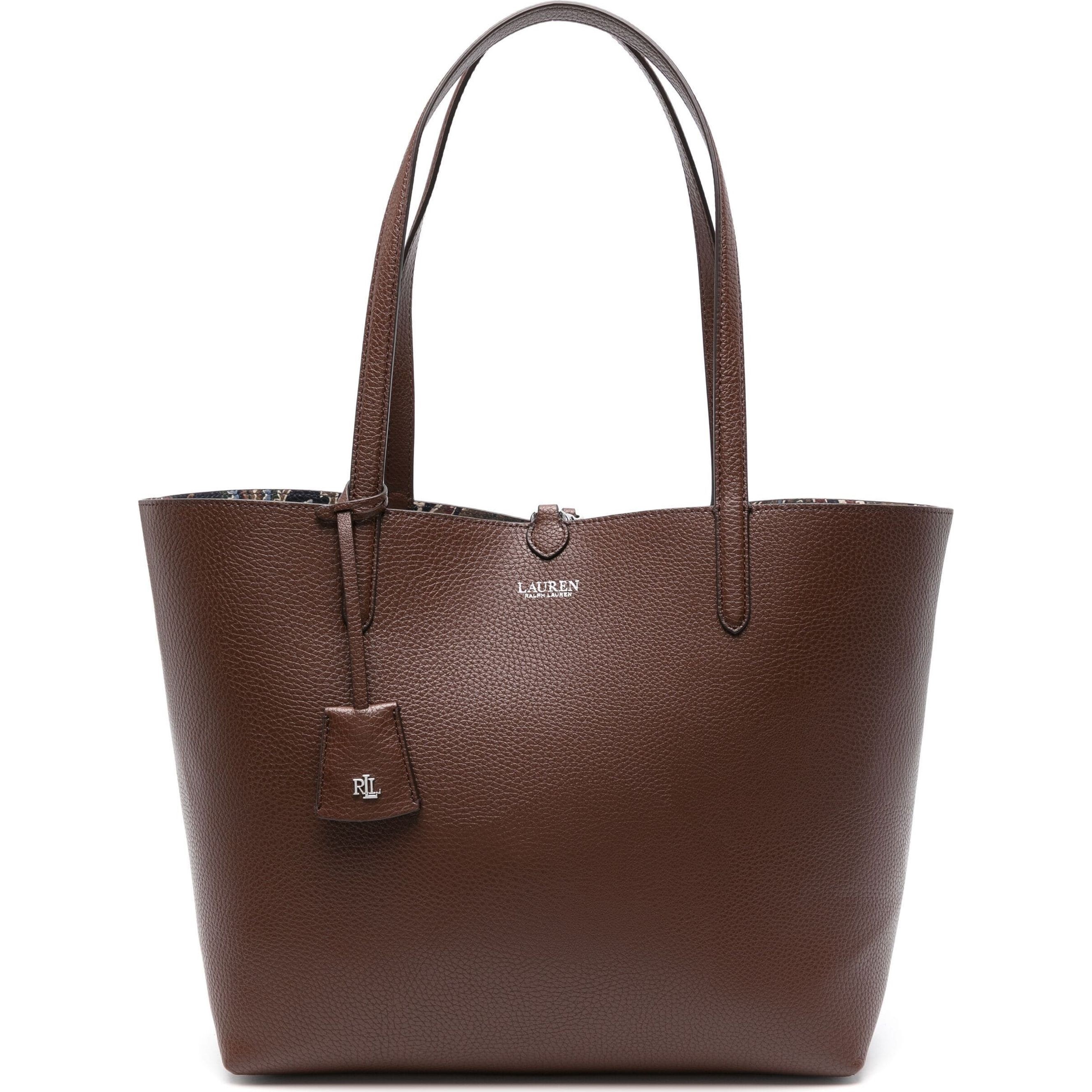 LAUREN RALPH LAUREN Pirkinių krepšys moterims, Ruda, Medium tote bag 1