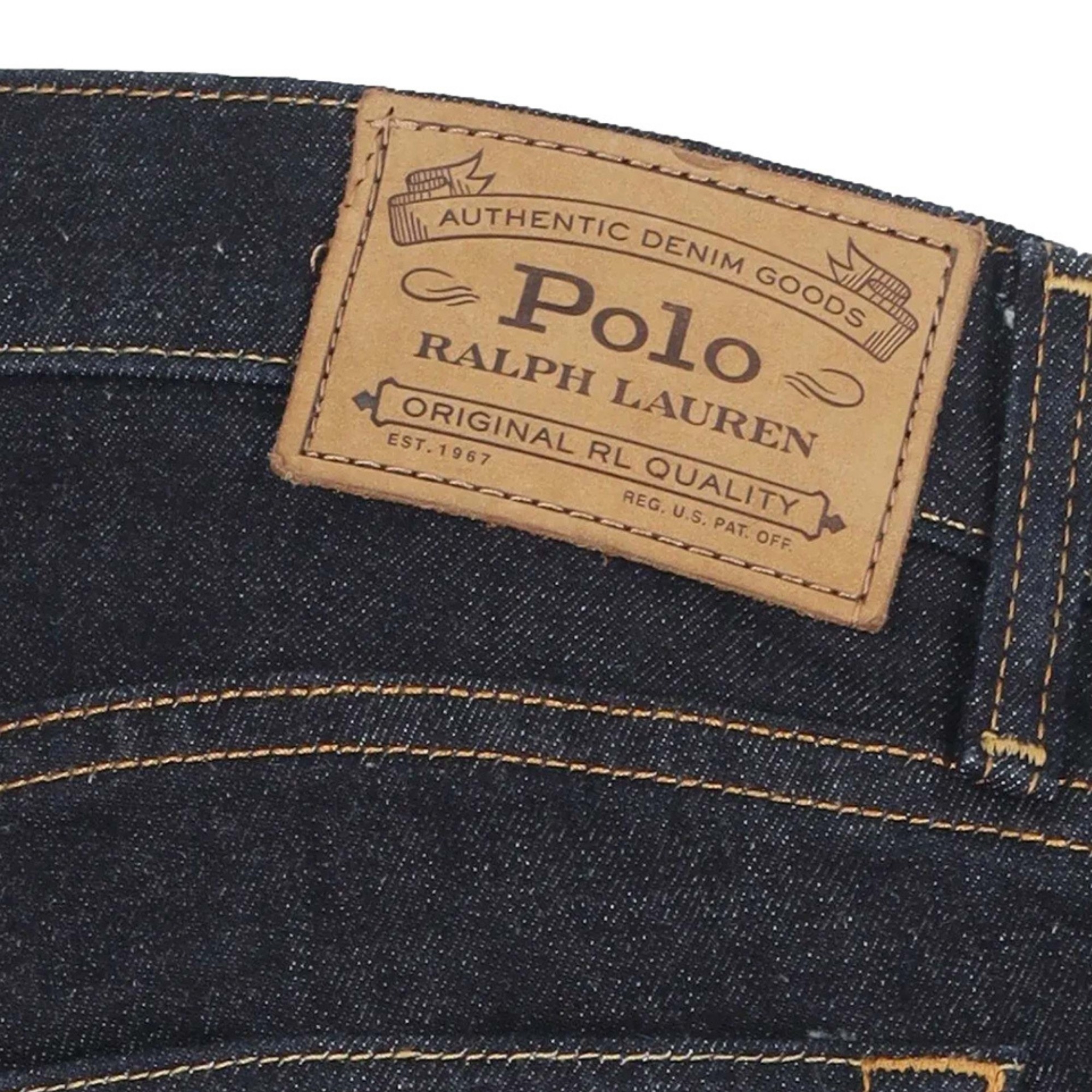 POLO RALPH LAUREN Tiesūs džinsai vyrams, Mėlyna, Full length straight 3