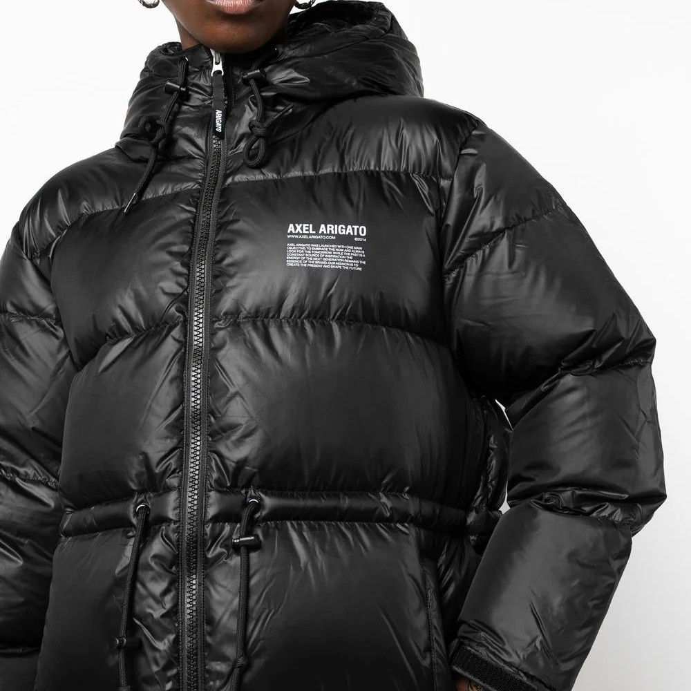 AXEL ARIGATO Pūkinė striukė moterims, Juoda, Rhode Down Jacket 4