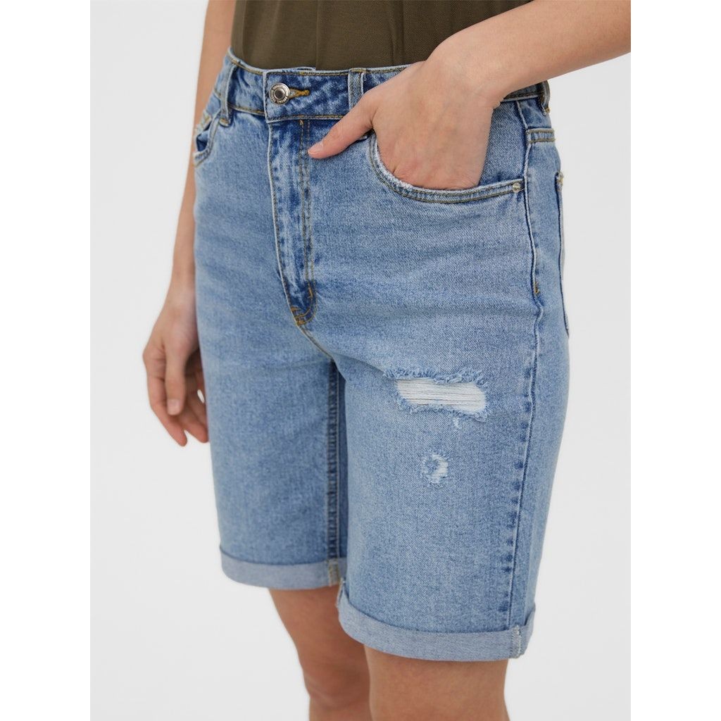 VERO MODA Šortai moterims, Mėlyna, VMBRENDA HR LONG DST 5