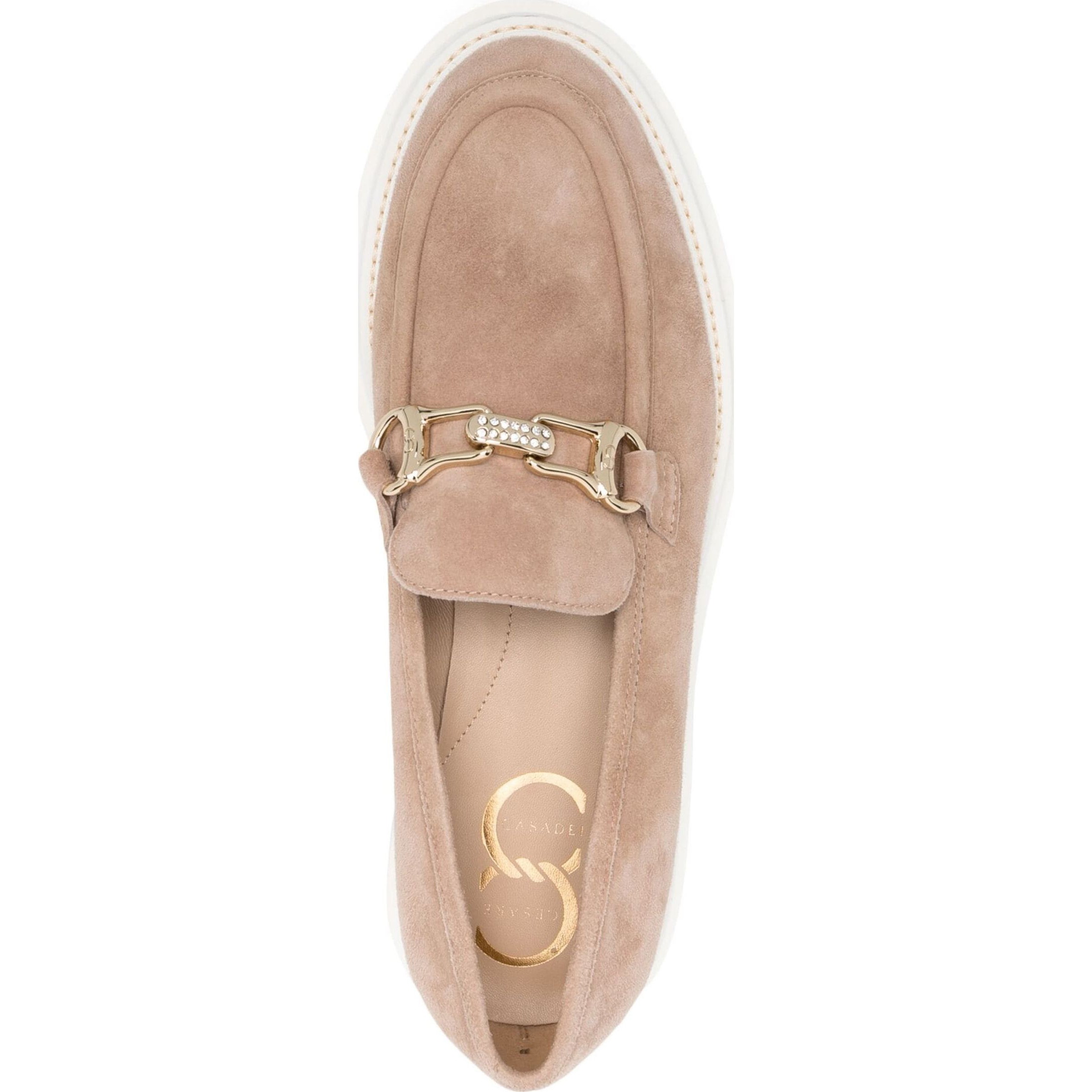 CESARE CASADEI Mokasinai moterims, Ruda, Mocassins 4