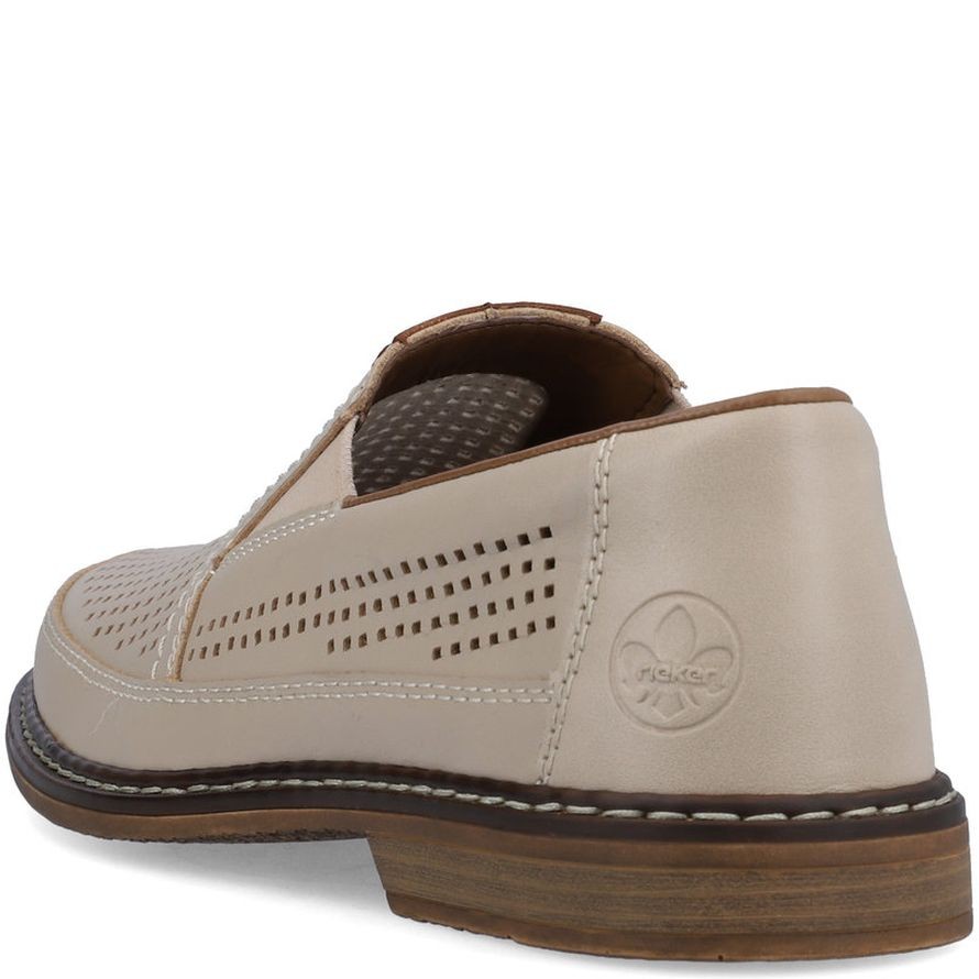 RIEKER Klasikiniai batai vyrams, Smėlio, FORMAL 5