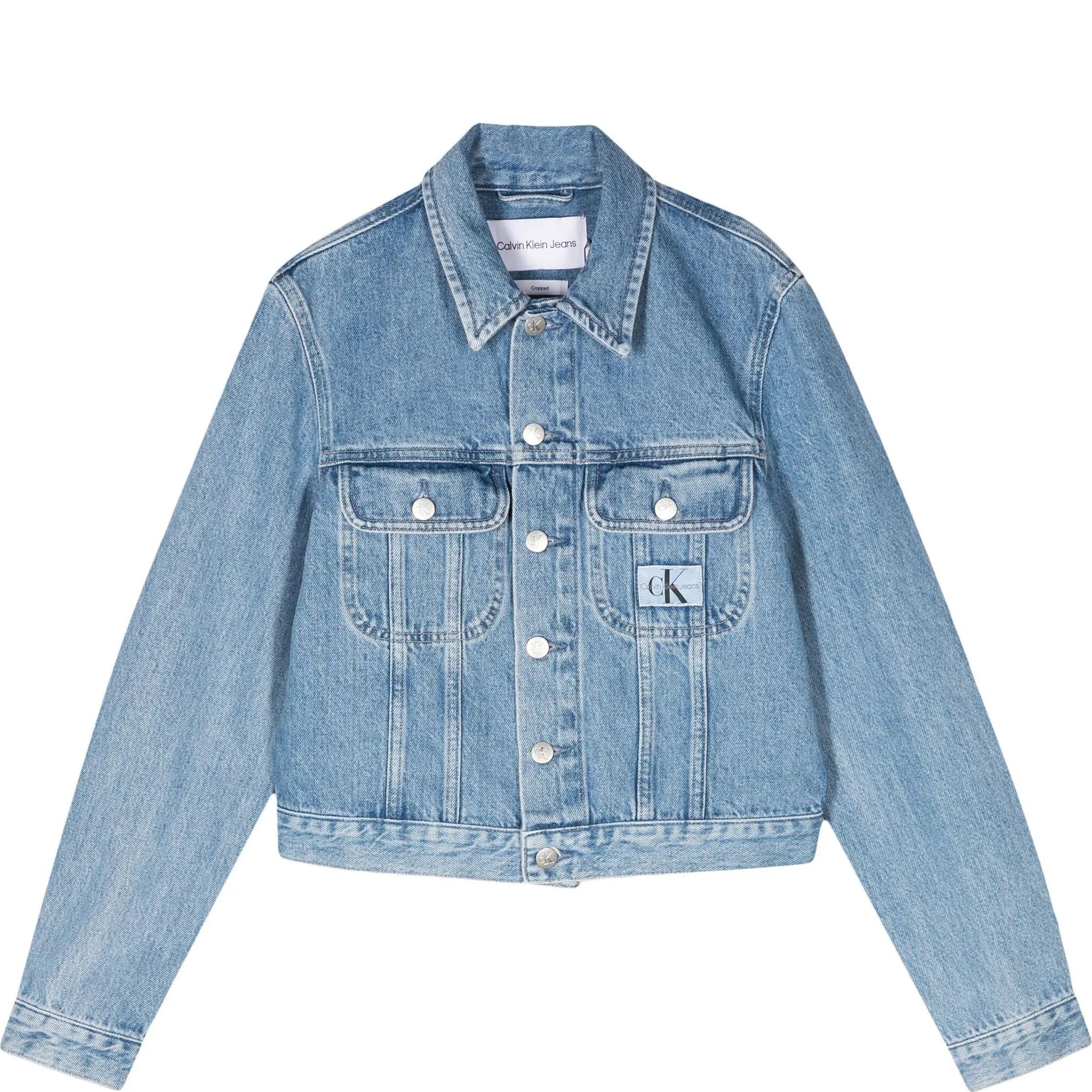 CALVIN KLEIN JEANS Džinsinis švarkas moterims, Mėlyna, Trucker jacket 1