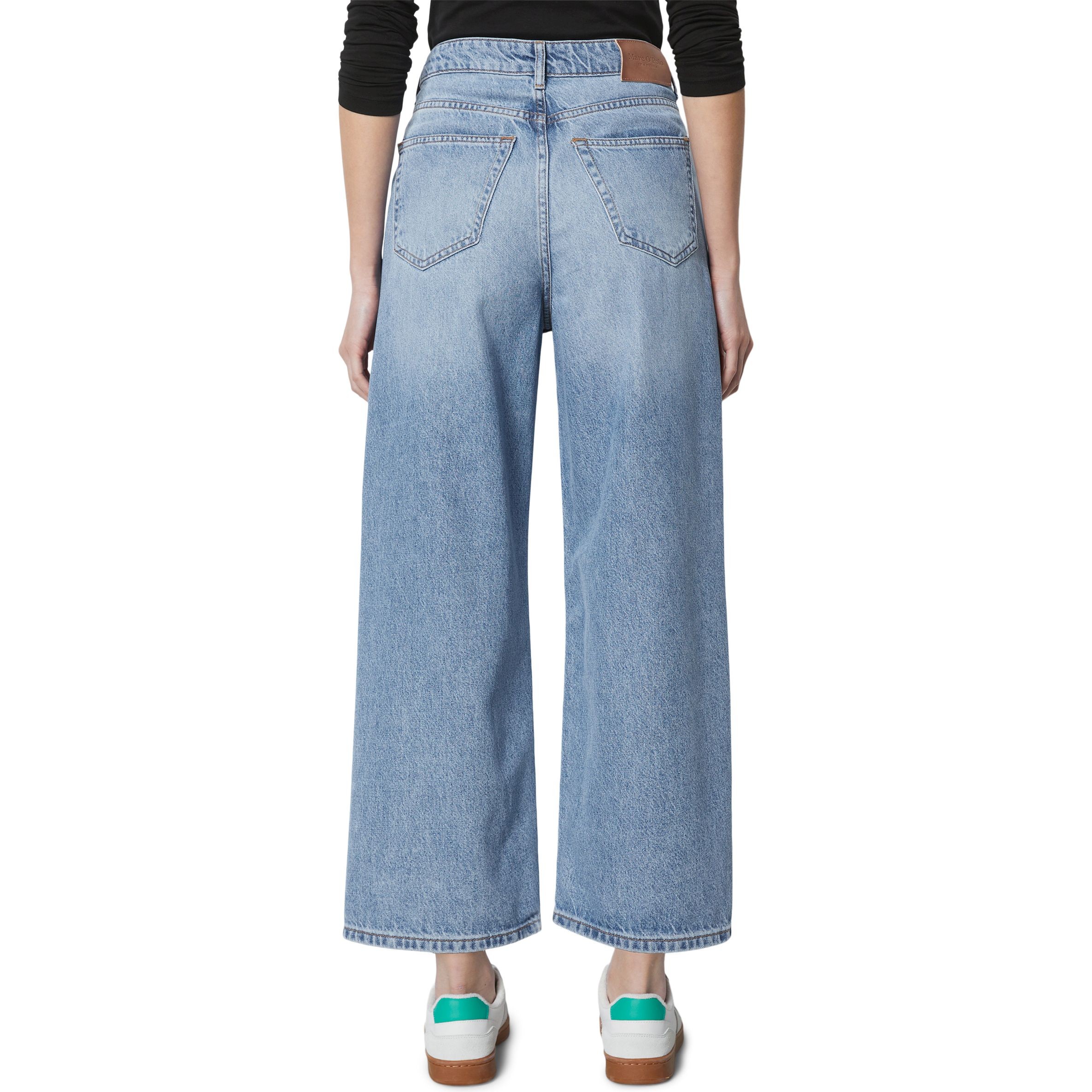MARC O'POLO Platūs džinsai moterims, Mėlyna 3
