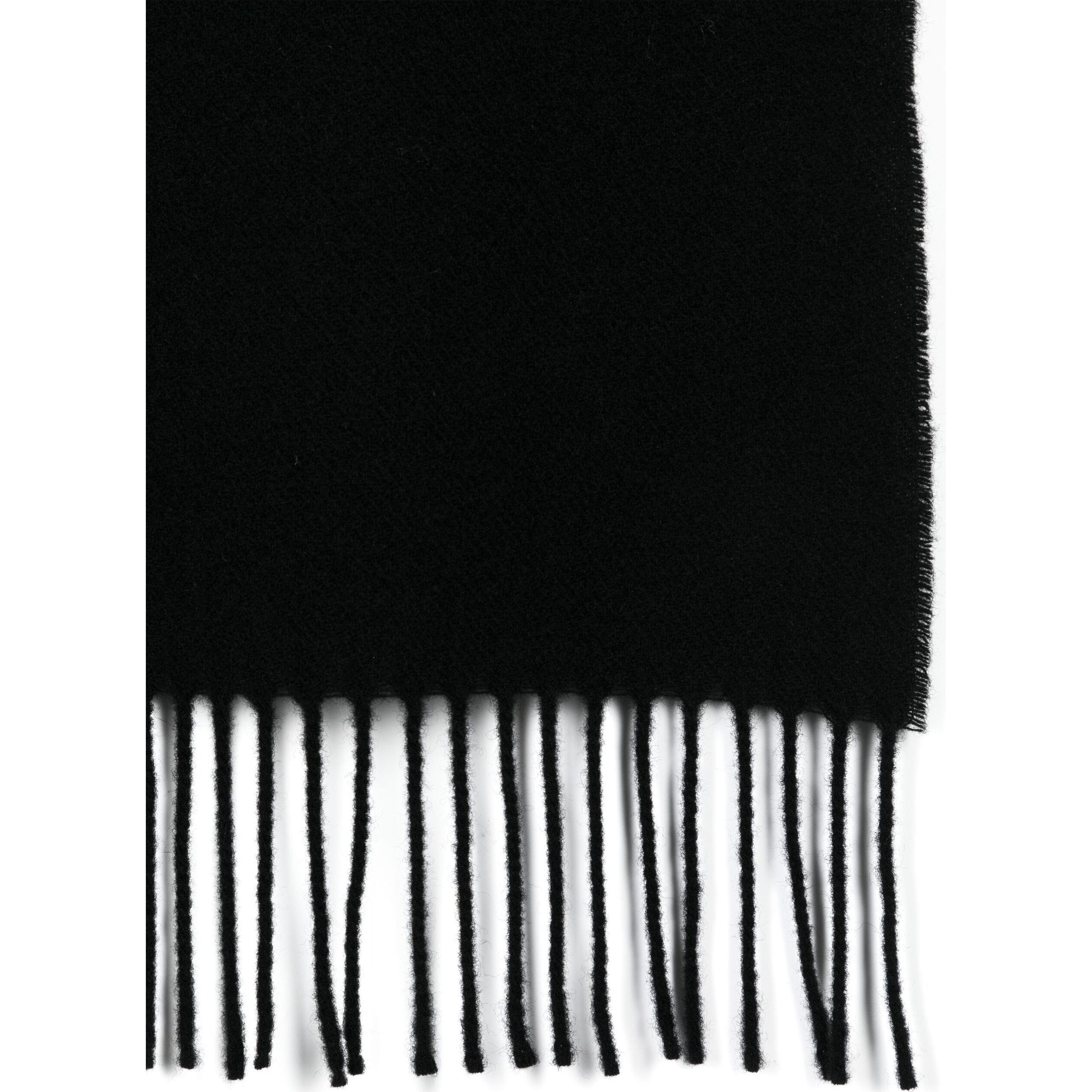 J.LINDEBERG Šalikas vyrams, Juoda, Champ solid wool scarf 3