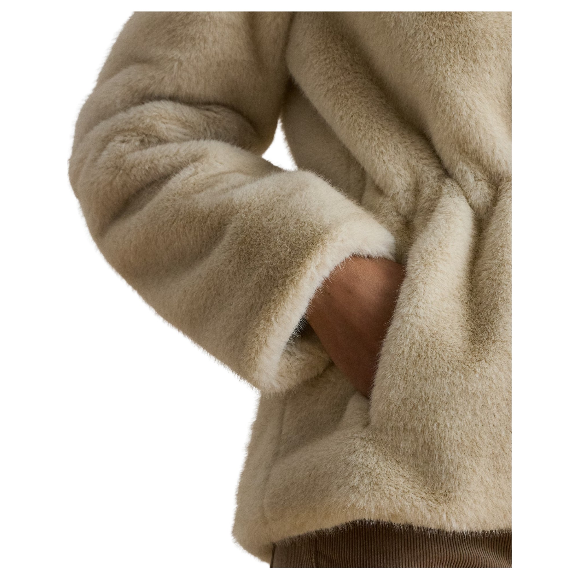 LAUREN RALPH LAUREN Striukė moterims, Balta, Fx mk an 24" lined coat 4