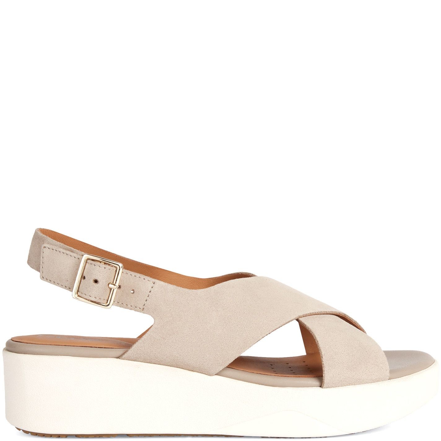 GEOX Basutės moterims, Smėlio, LAUDARA SANDALS 2