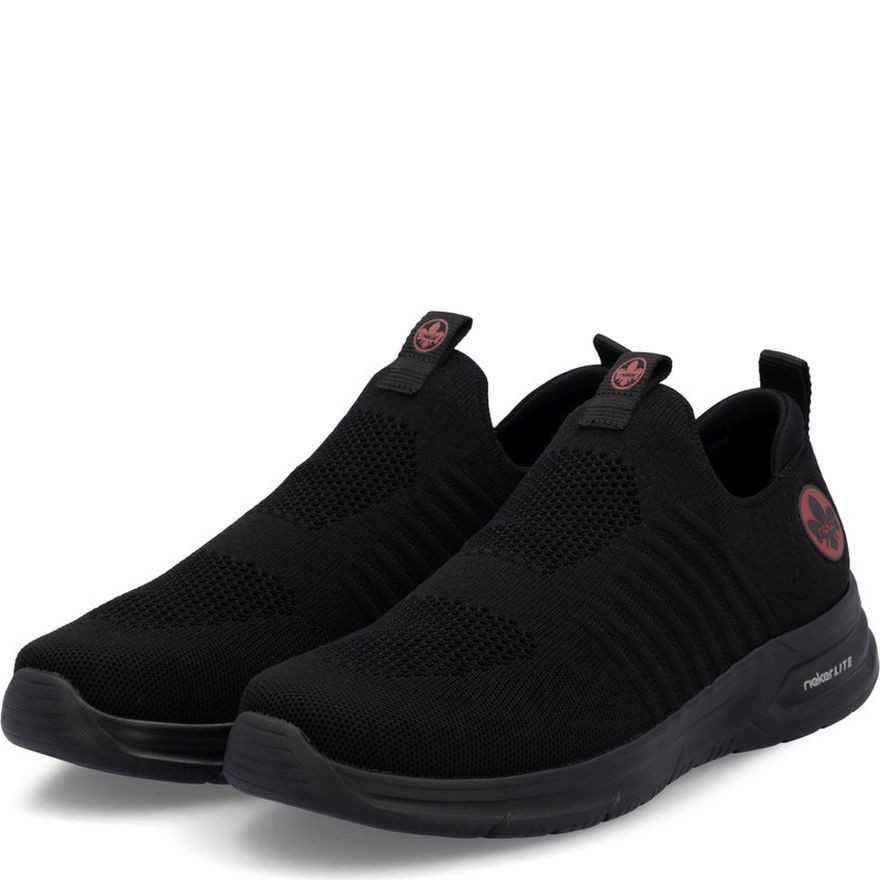 RIEKER Sportiniai bateliai vyrams, Juoda, SPORT SHOE 7