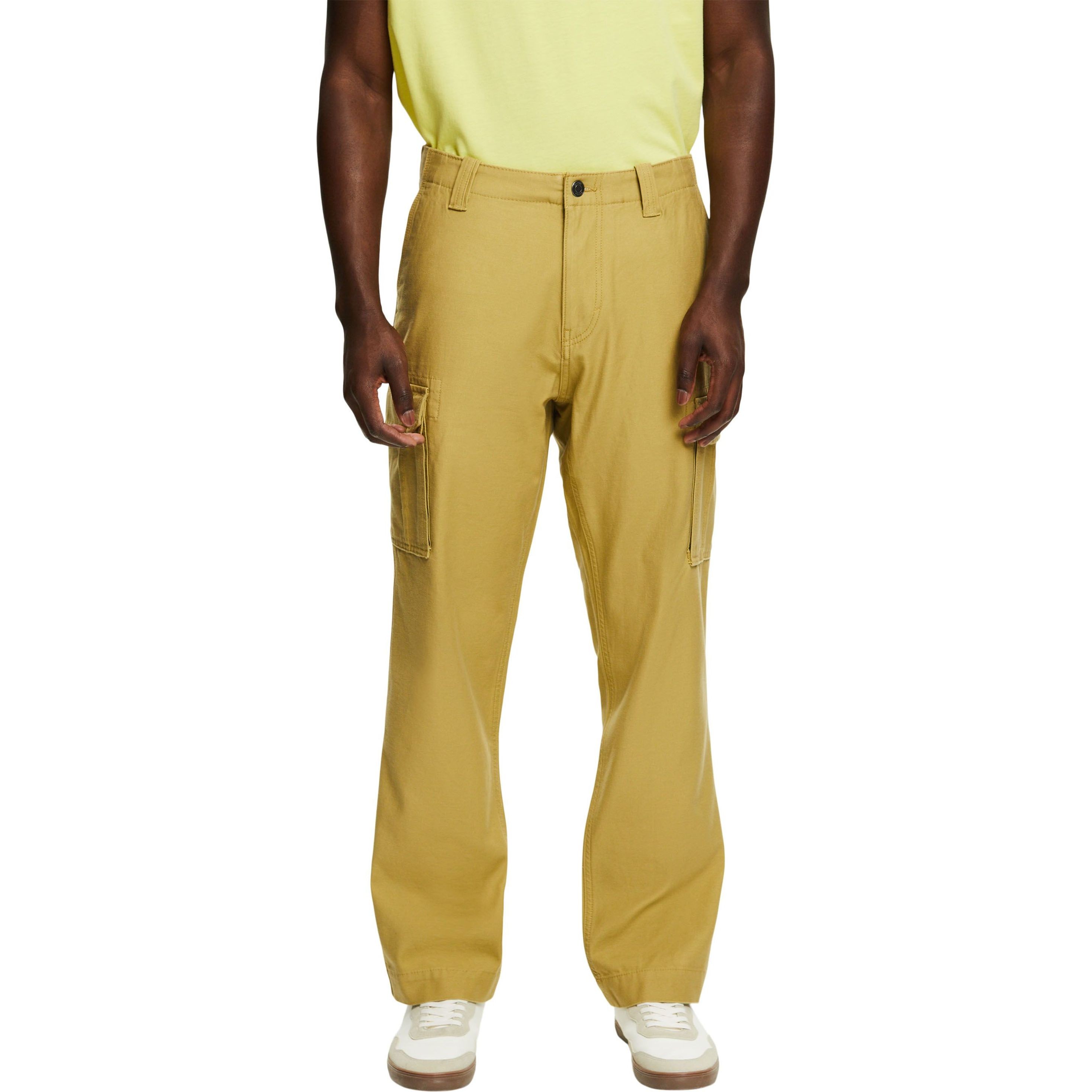 ESPRIT Kelnės vyrams, Smėlio, classic cargo 2