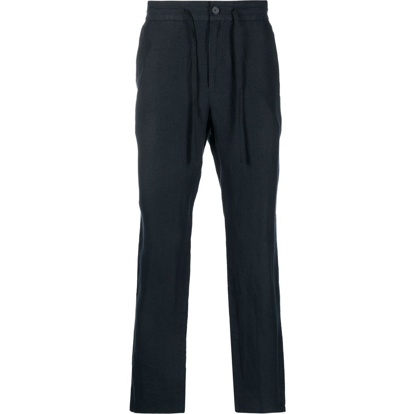VINCE Formalios kelnės vyrams, Juoda, Lightweight hemp pant
