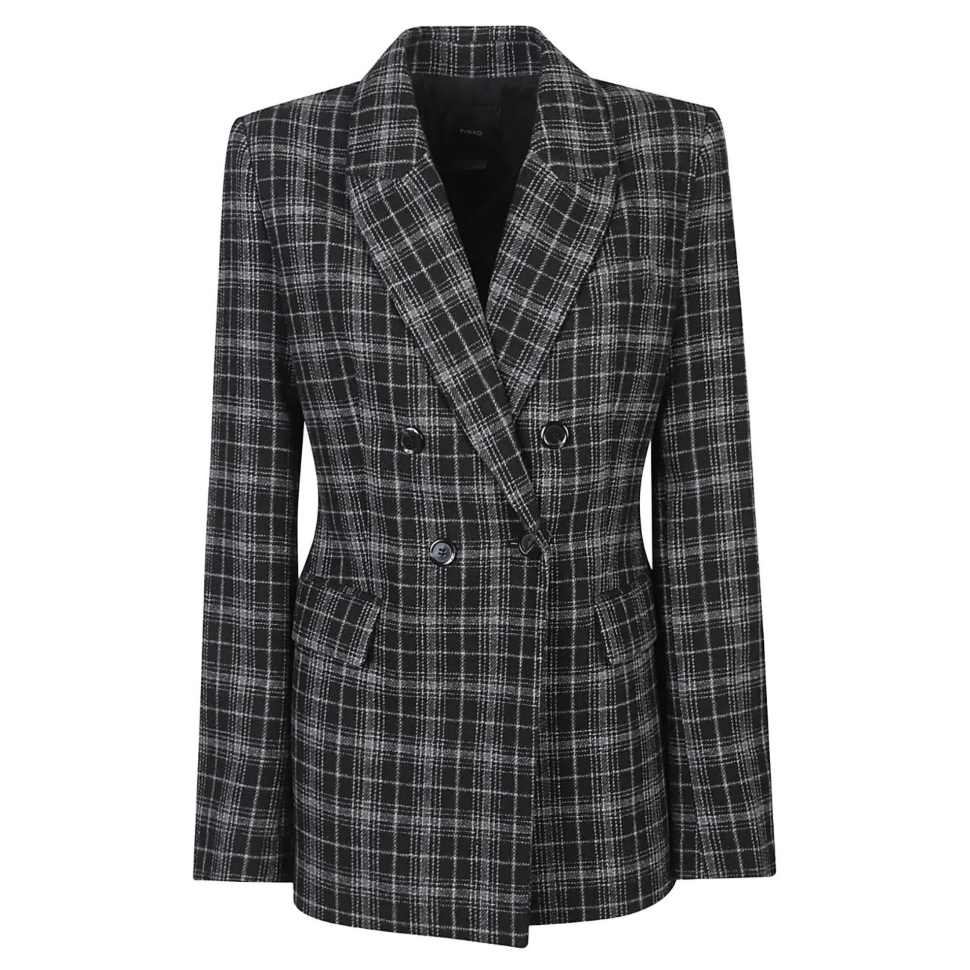 PINKO Švarkas moterims, Marga, Ginevra giacca check tinto fil 1