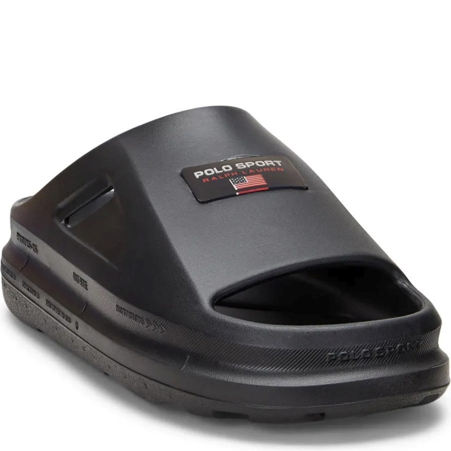 POLO RALPH LAUREN Guminės šlepetės vyrams, Juoda, Ps 125-sandals-slide 2