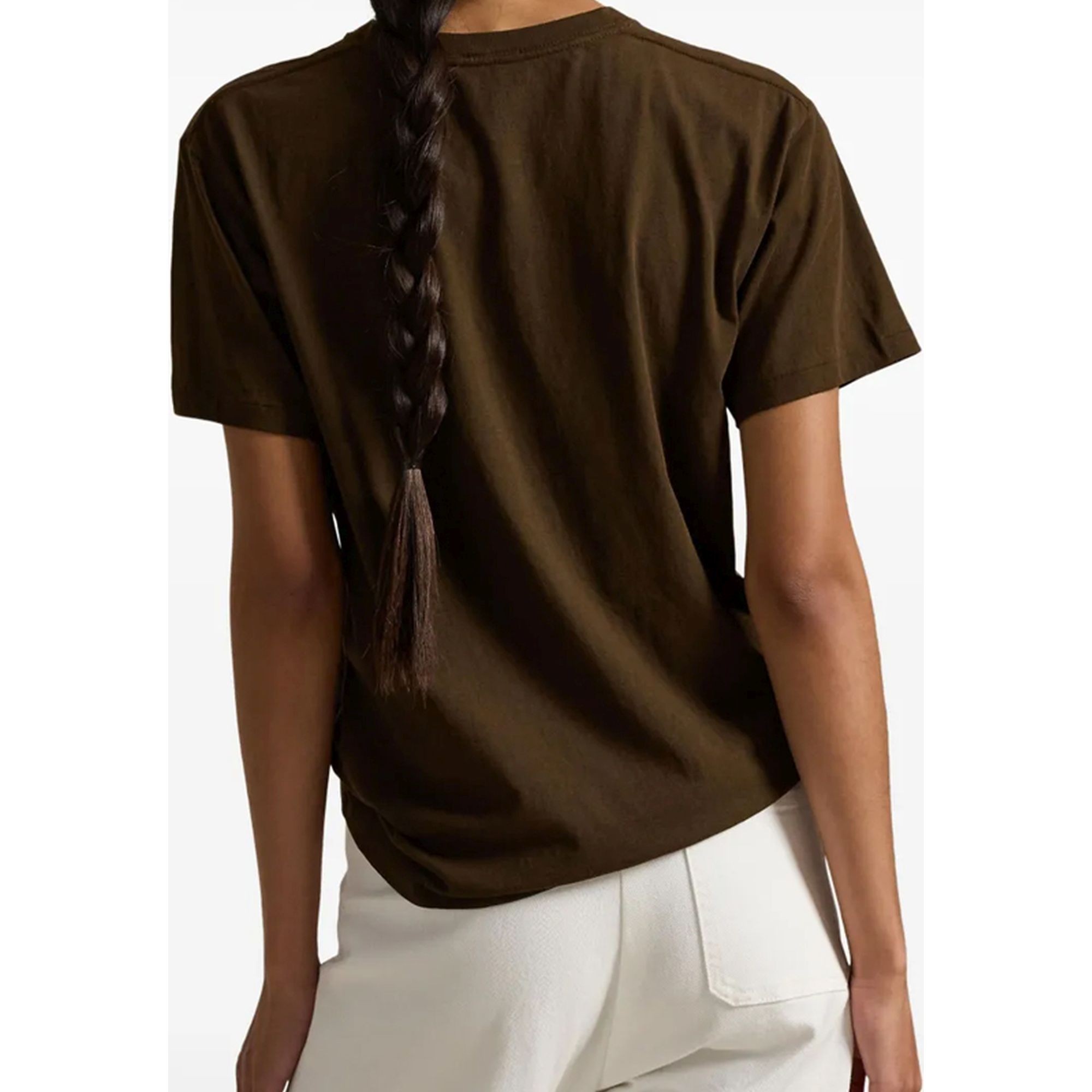 POLO RALPH LAUREN Marškinėliai trump. rankovėmis moterims, Ruda, Knit-t-shirt 3