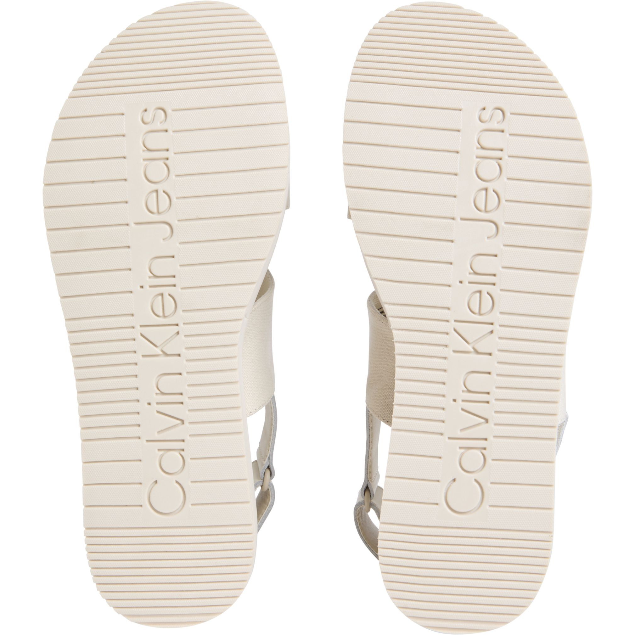 CALVIN KLEIN JEANS Basutės moterims, Smėlio, Flatform sandal 5
