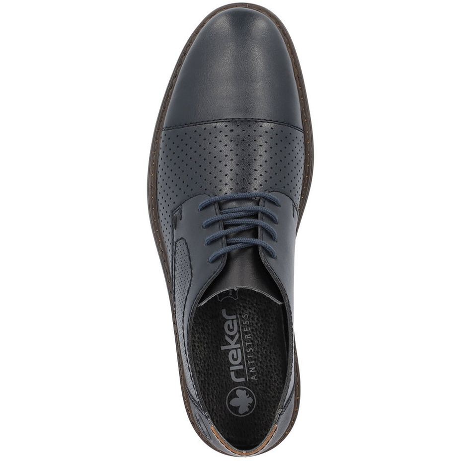 RIEKER Klasikiniai batai vyrams, Mėlyna, FORMAL 6