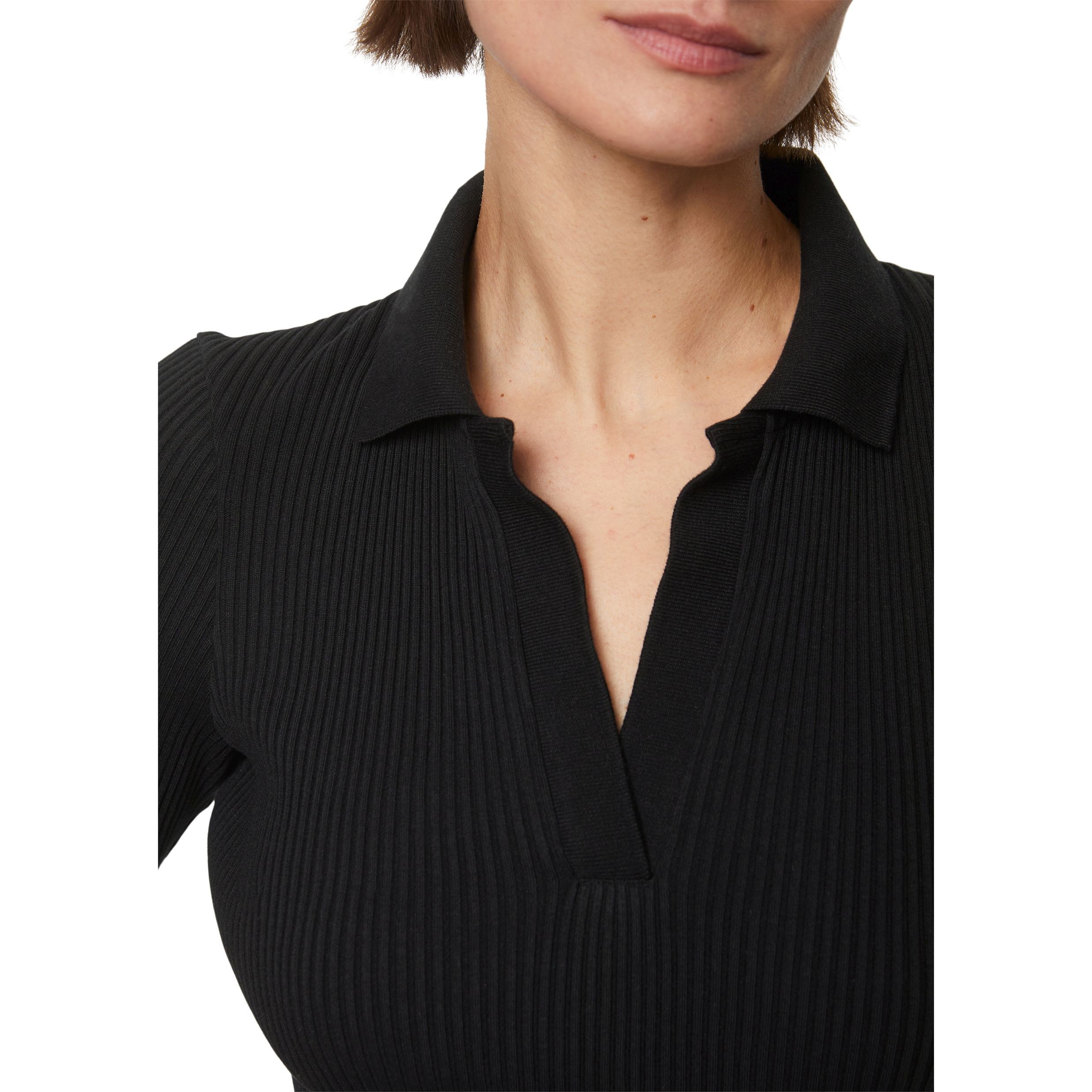 MARC O'POLO Polo marškiniai trumpos rank. moterims, Juoda 4