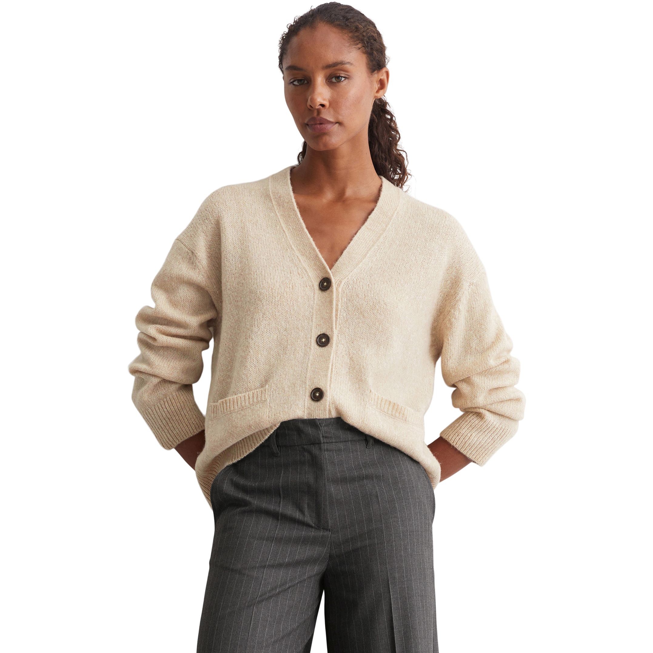 MARC O'POLO Kardiganas moterims, Smėlio, Cardigans 408612161277 2