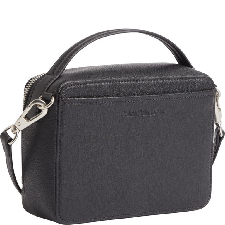 CALVIN KLEIN JEANS Rankinė per petį moterims, Juoda, MINIMAL MONOGRAM CAMERA BAG18 2