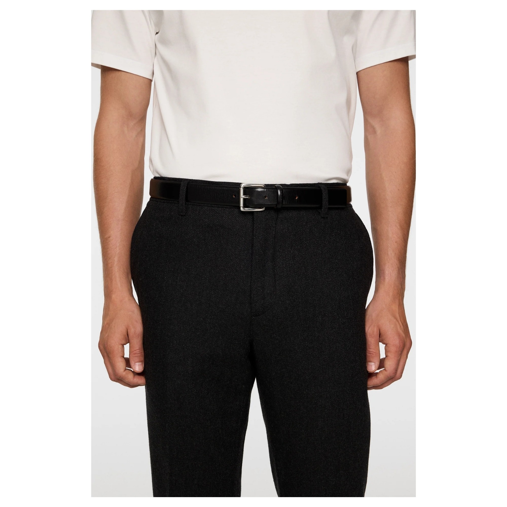 J.LINDEBERG Kelnės vyrams, Pilka, Soren twill cash flannel pants 2