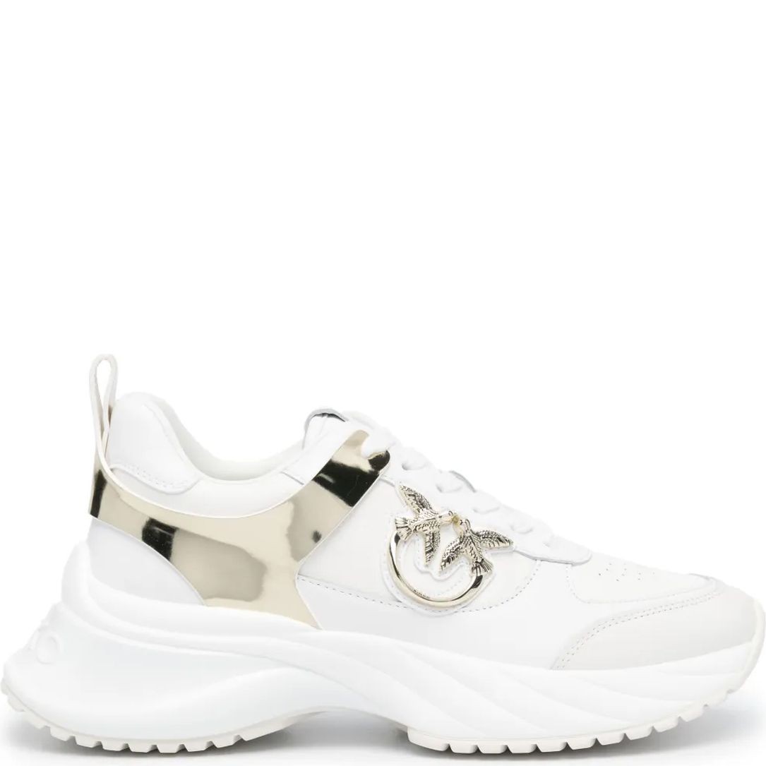PINKO Laisvalaikio bateliai moterims, Balta, Ariel 02 - sneaker 2