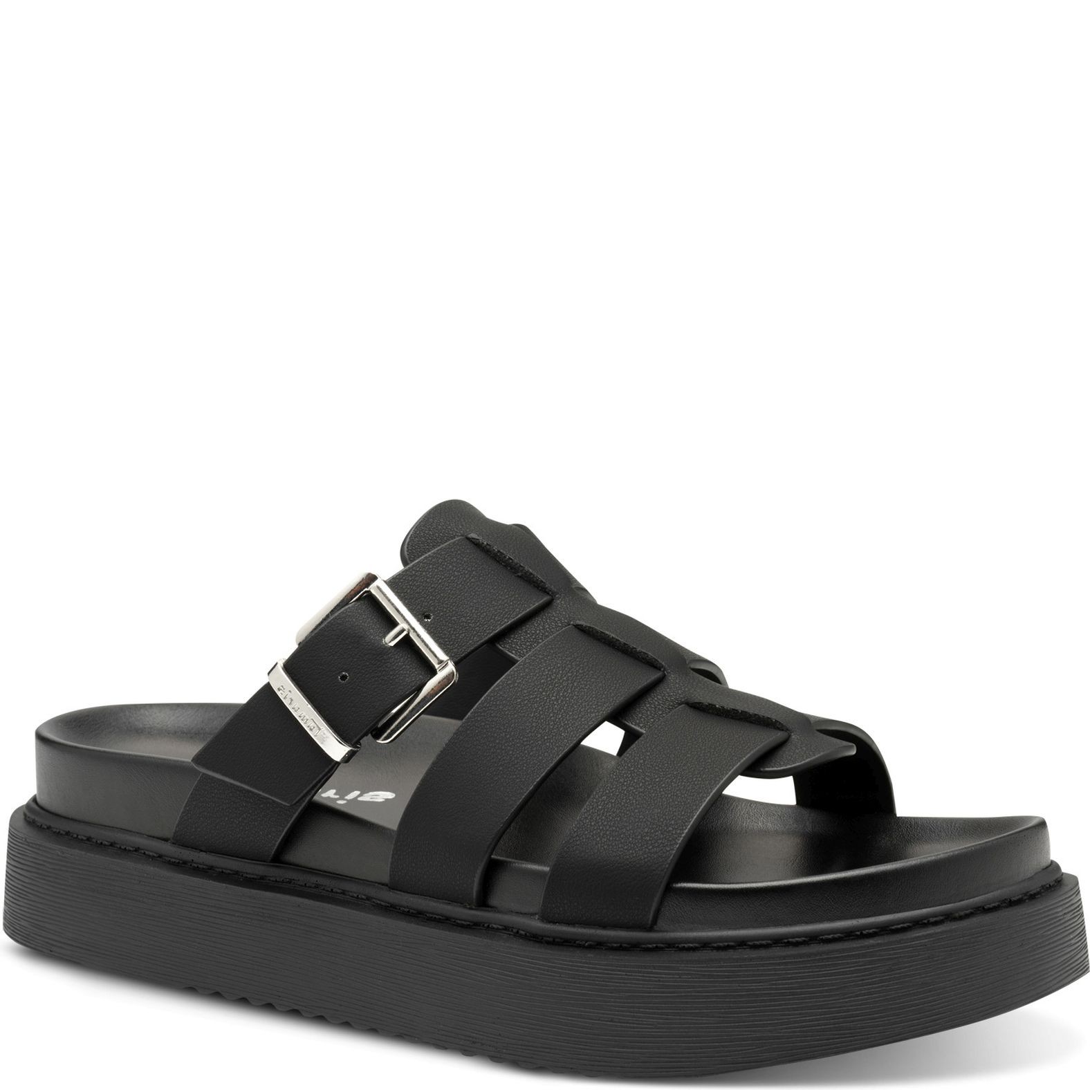 TAMARIS Šlepetės moterims, Juoda, Footbed styles sandals 1