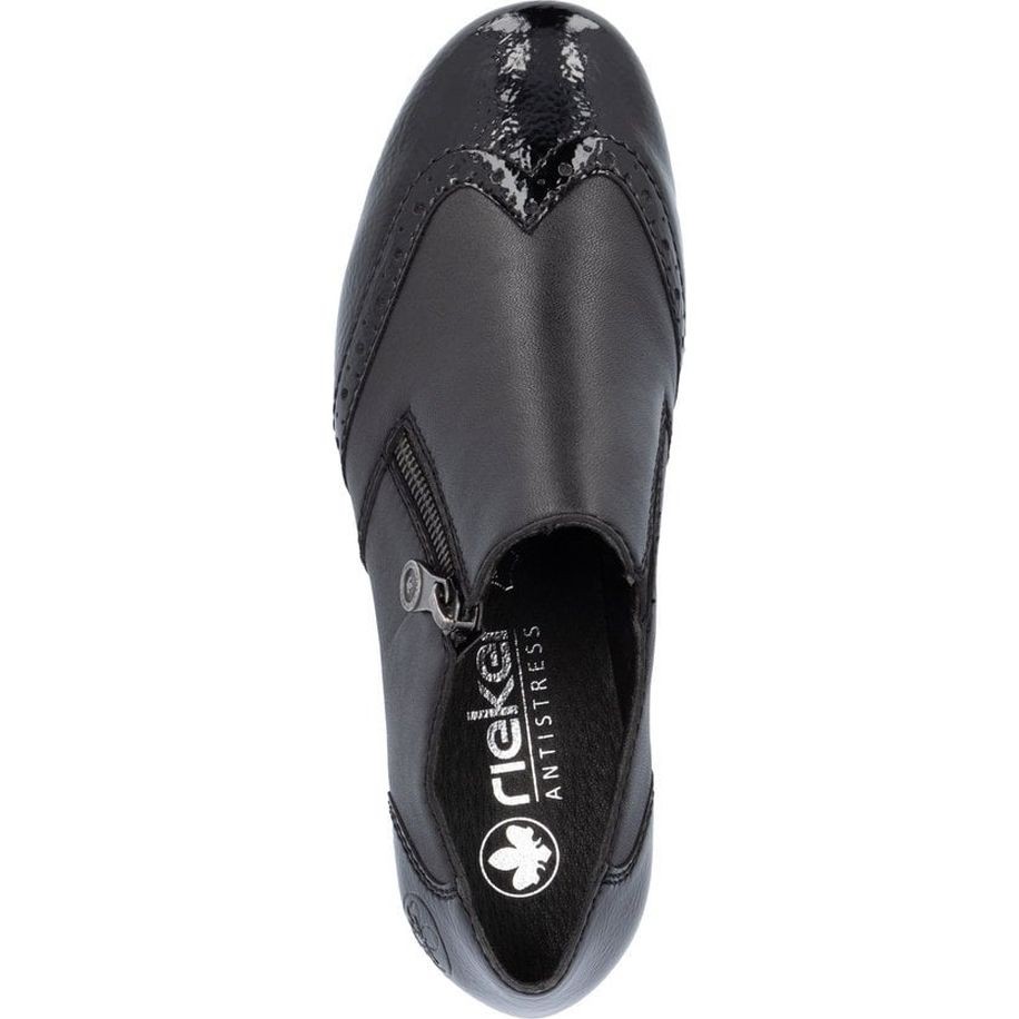 RIEKER Aulinukai moterims, Juoda, Ladies shoes 5