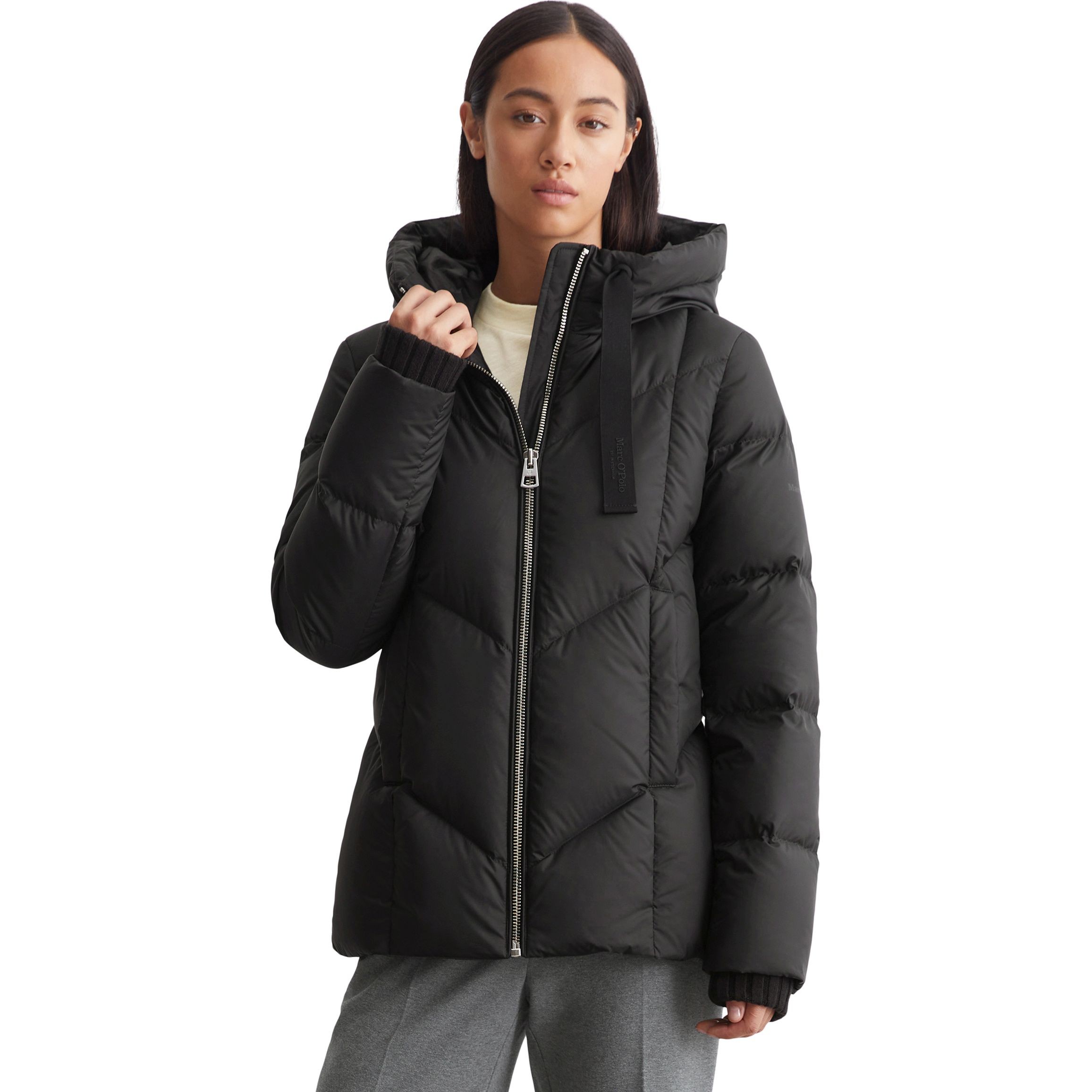 MARC O'POLO Striukė moterims, Juoda, Jackets 409103970263 2