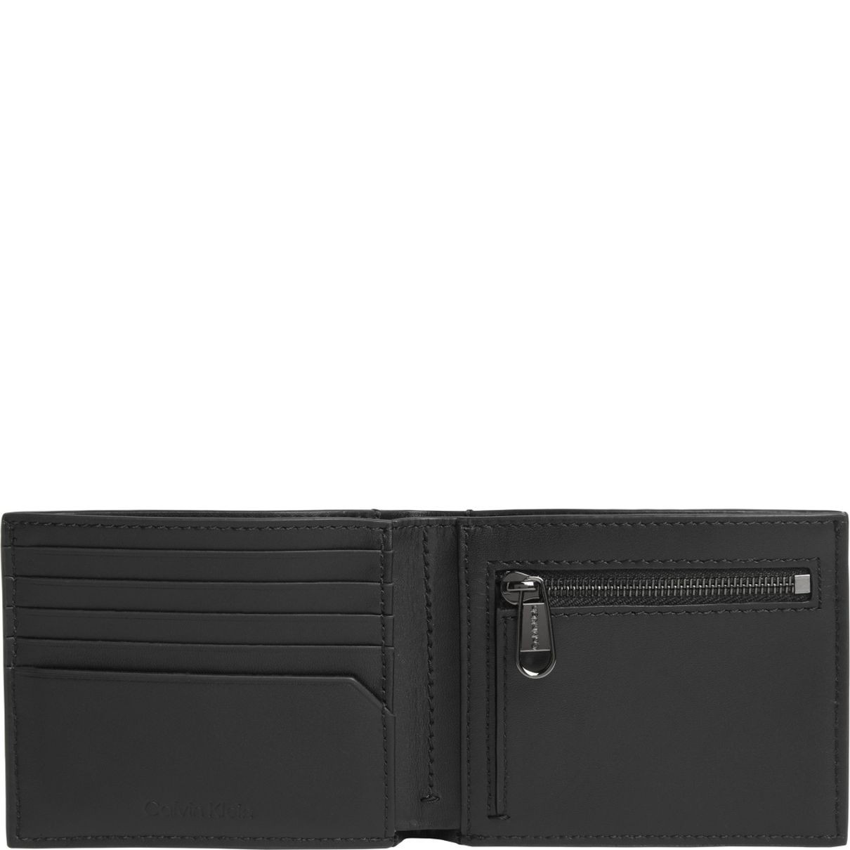 CALVIN KLEIN Piniginė vyrams, Juoda, Modern bar 5cc coin wallets 2