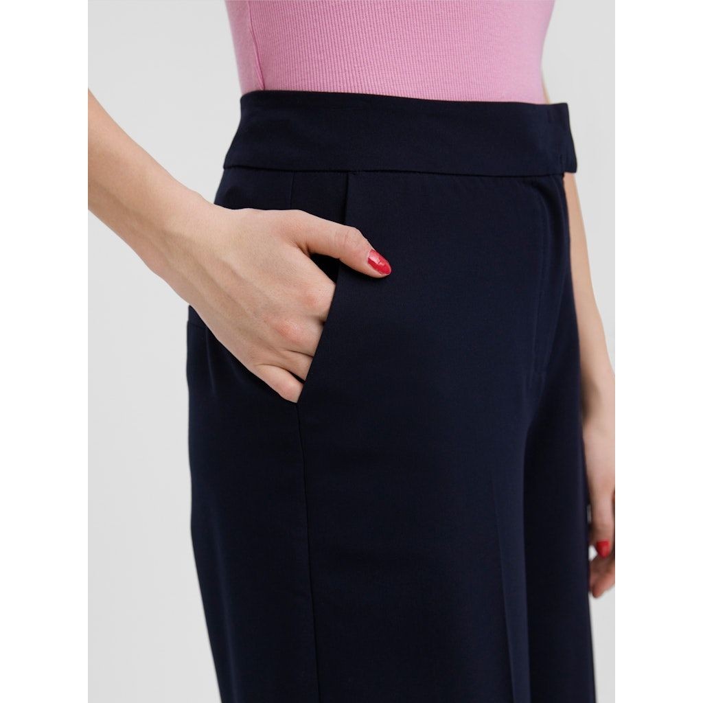 VERO MODA Kelnės moterims, Mėlyna, VMRITA HW WIDE ANKLE 6