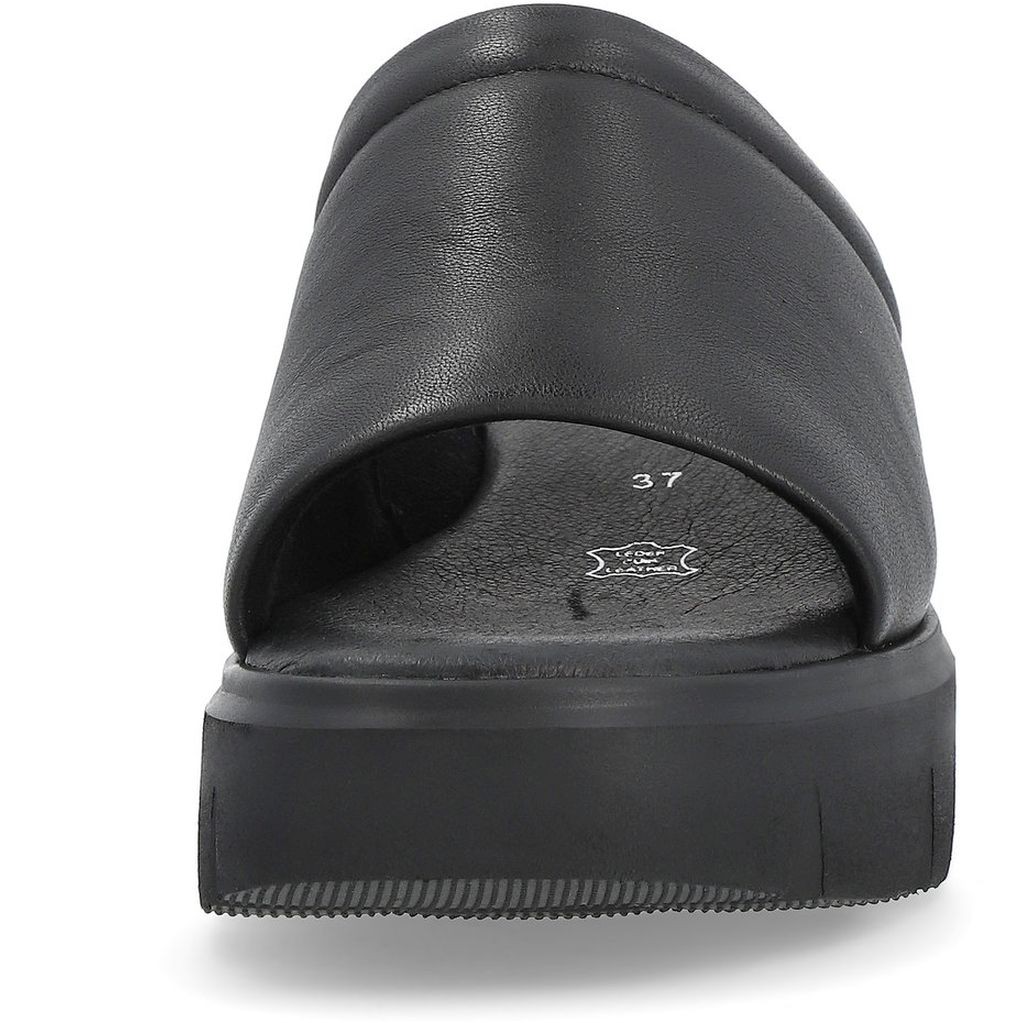 RIEKER Klumpės moterims, Juoda, MULES 8