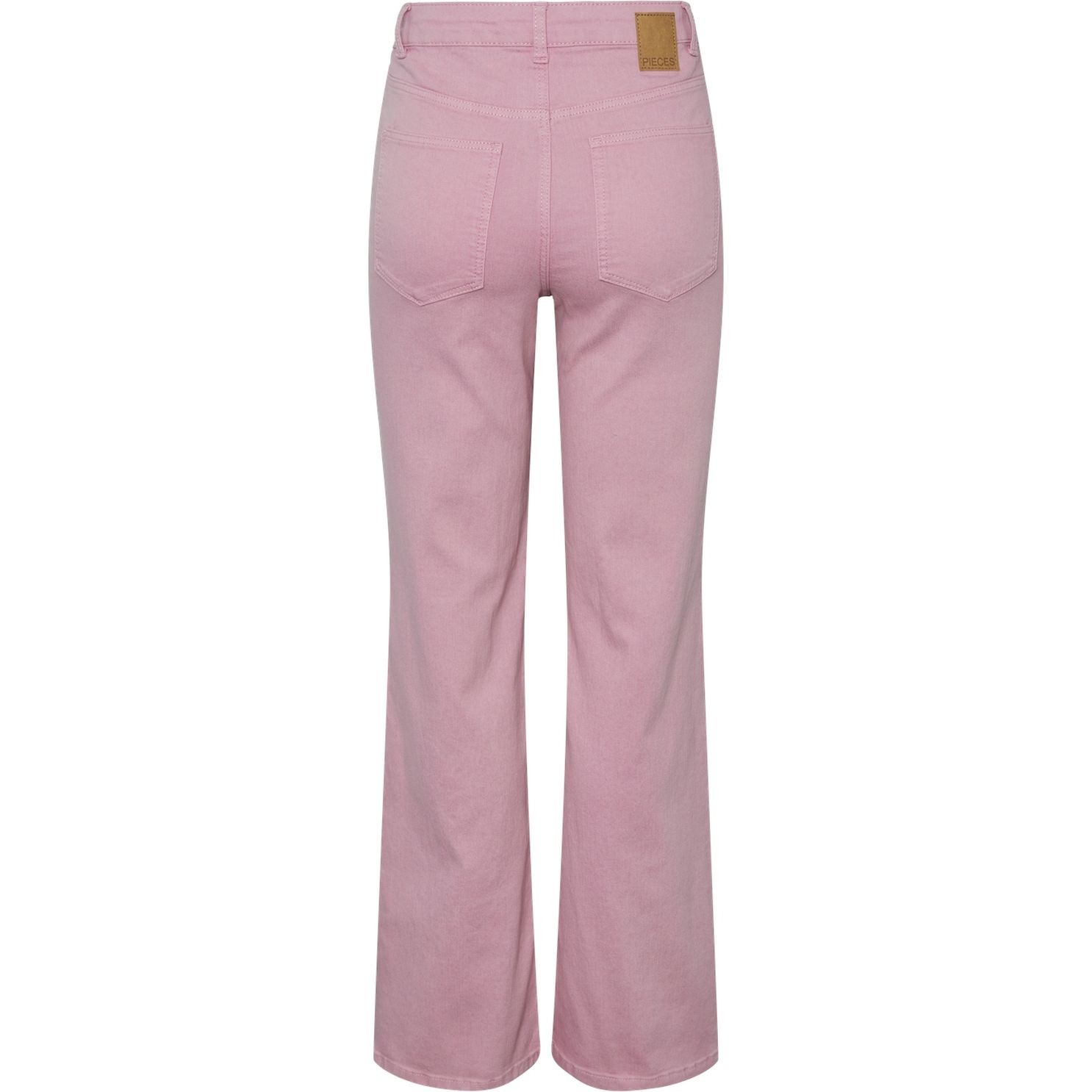 PIECES Tiesūs džinsai moterims, Rožinė, PCPEGGY HW WIDE PANT 2