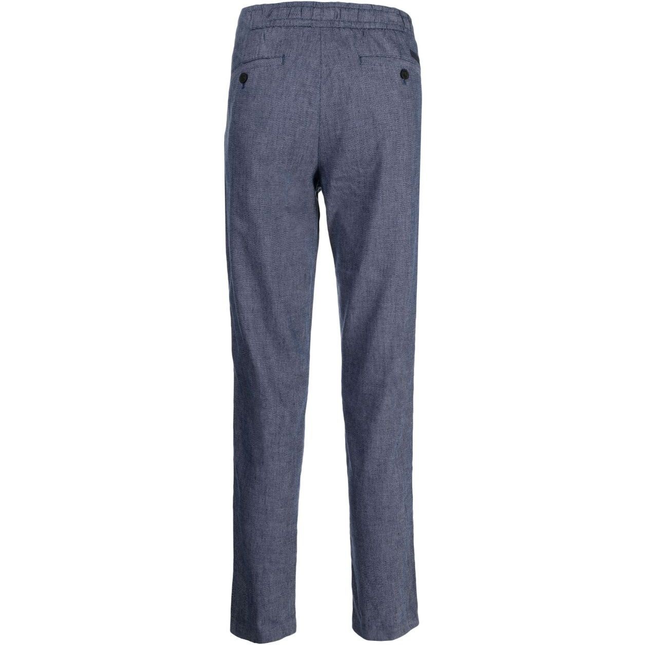 MICHAEL KORS Laisvalaikio kelnės vyrams, Mėlyna, Linen pintuck pant 2