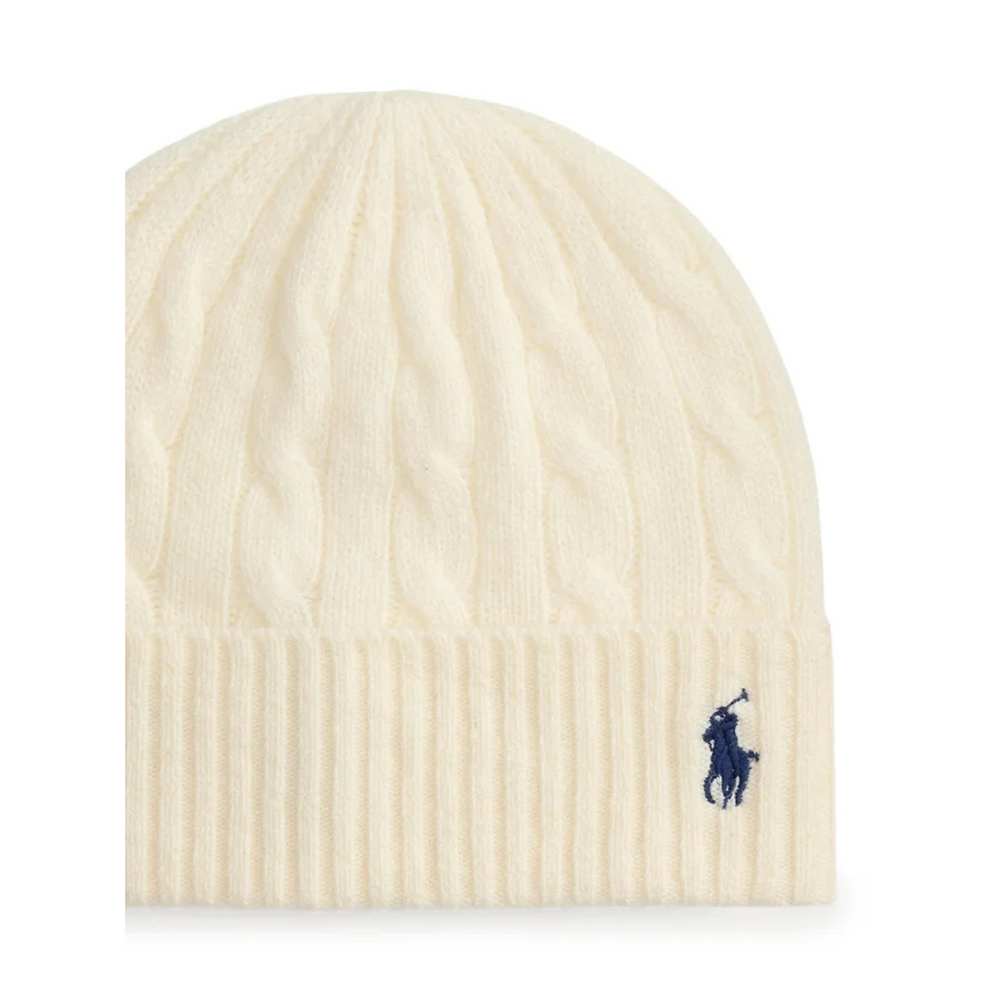 POLO RALPH LAUREN Skrybėlė moterims, Smėlio, Wl cs cbl bn hat 3