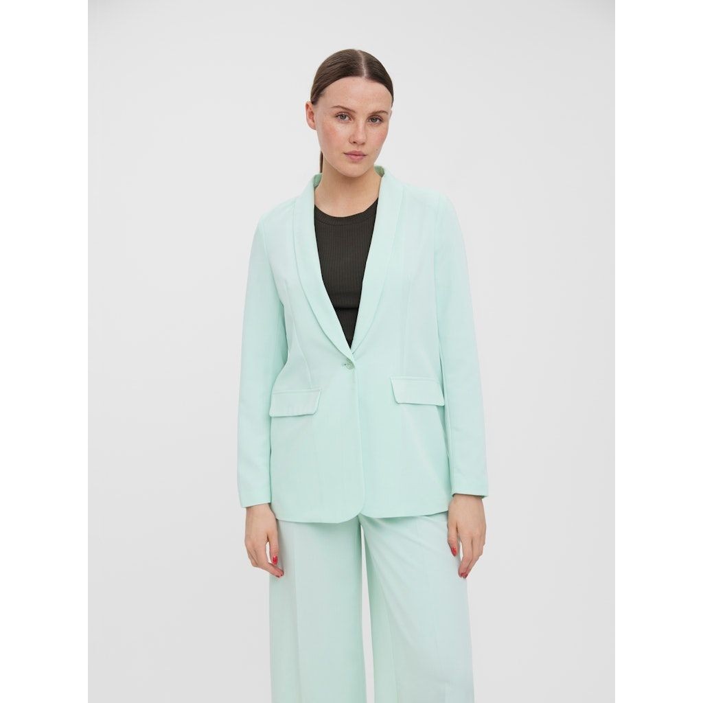 VERO MODA Švarkas moterims, Žalia, VMRITA LS BLAZER TLR 3