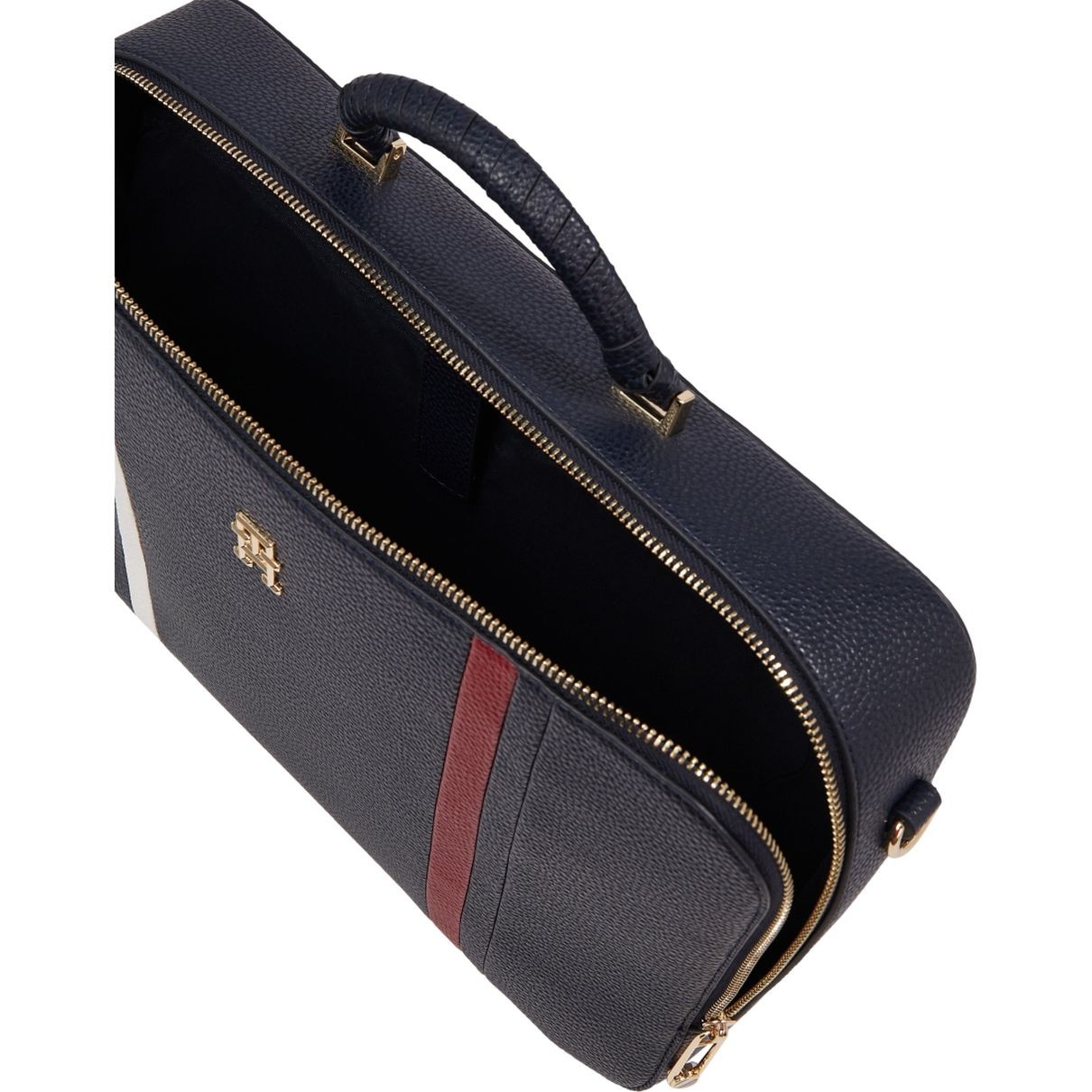 TOMMY HILFIGER Dėklas kompiuteriui moterims, Mėlyna, Emblem laptop bag corp 4