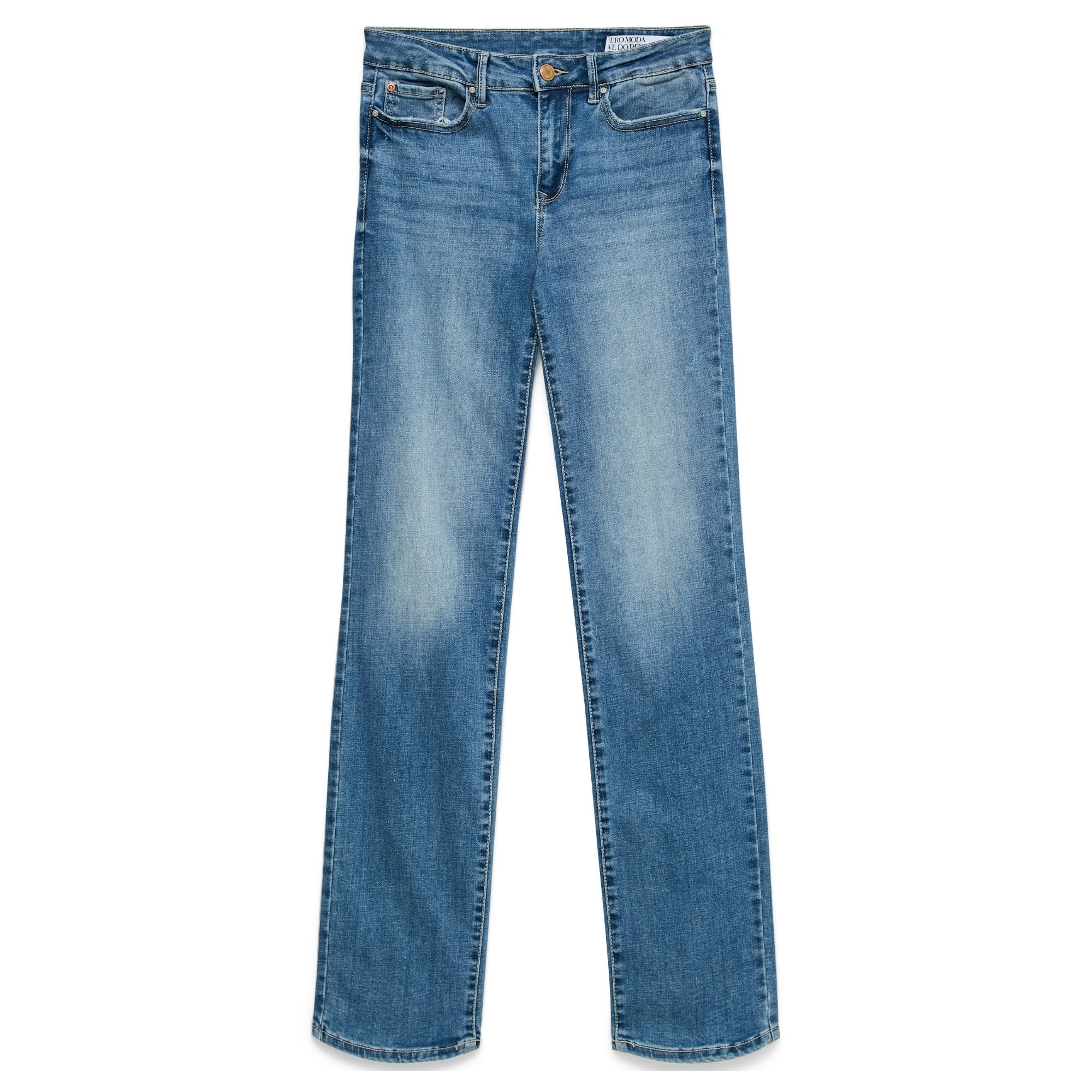 VERO MODA Tiesūs džinsai moterims, Mėlyna, Flash 1