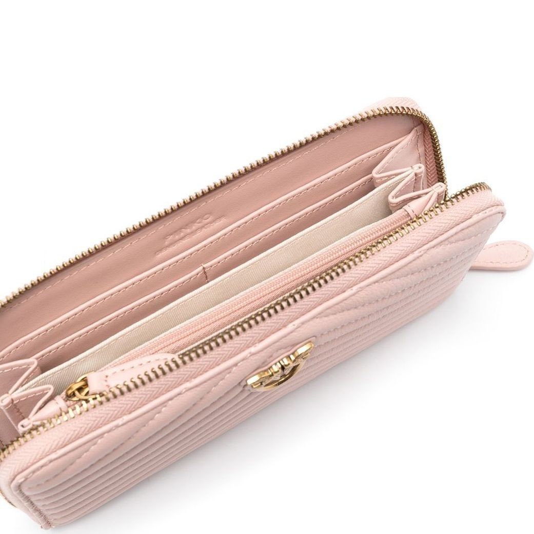 PINKO Piniginė moterims, Rožinė, Love birds wallets 3