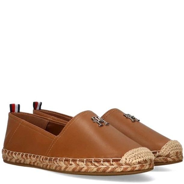 TOMMY HILFIGER Espadrilės moterims, Ruda, Flat espadrille 1