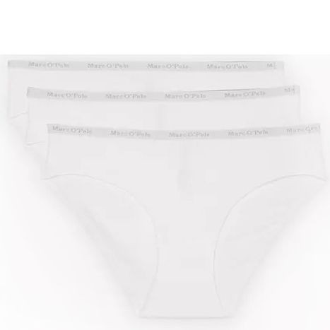 MARC O'POLO Kelnaitės moterims, Balta, 3-PACK BRIEF