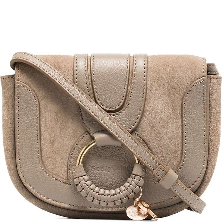 SEE BY CHLOE Rankinė per petį moterims, Pilka, Hana sbc mini bags 1